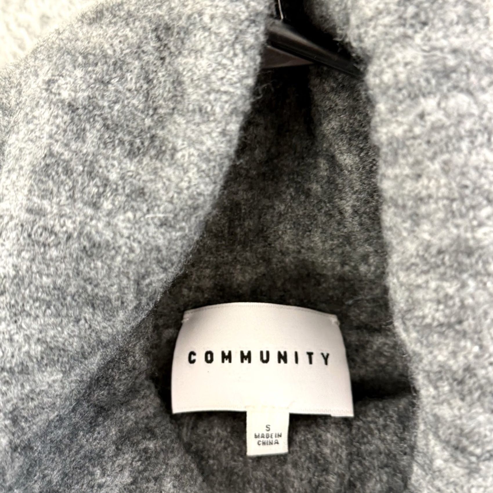 Aritzia Aritzia Community Sweater Womens Small Gray Wool Yak Blend Cowl Neck Long Sleeve Size S / US 4 / IT 40 - 6 Thumbnail