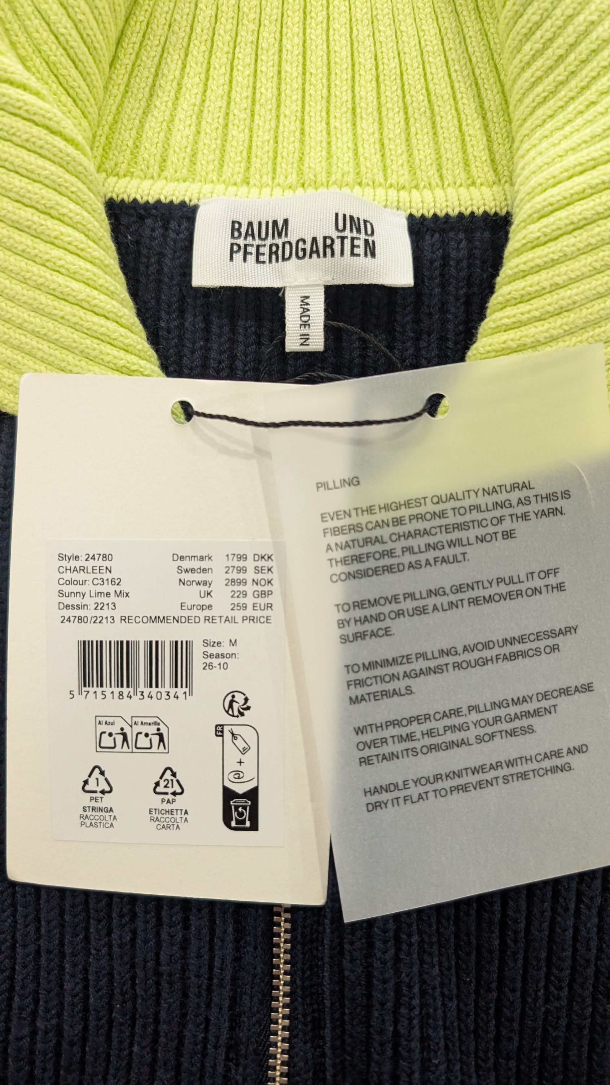 Baum und Pferdgarten Baum Und Pferdgarten Charleen Sweater Jacket Size M Size M / US 6-8 / IT 42-44 - 9 Thumbnail