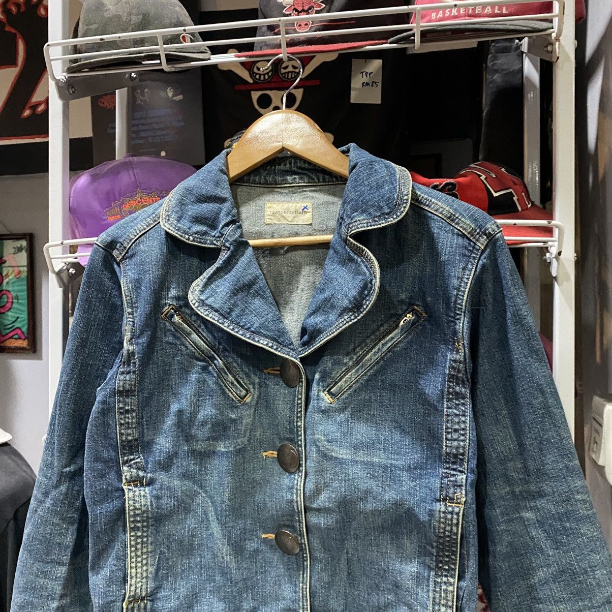 Tsumori Chisato Issey Miyake Tsumori Chisato Batman Open Collar Denim Bomber Size US S / EU 44-46 / 1 - 4 Thumbnail