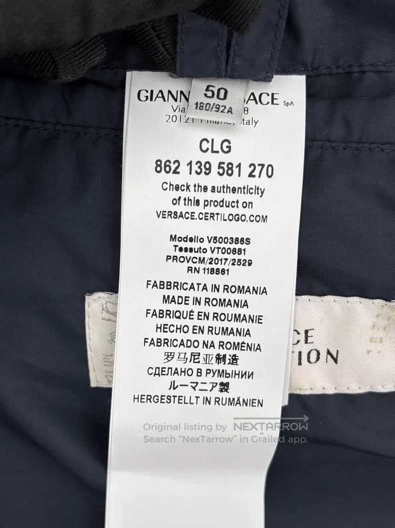 Versace Versace Half-face men's goose down jacket Size US XXL / EU 58 / 5 - 9 Thumbnail