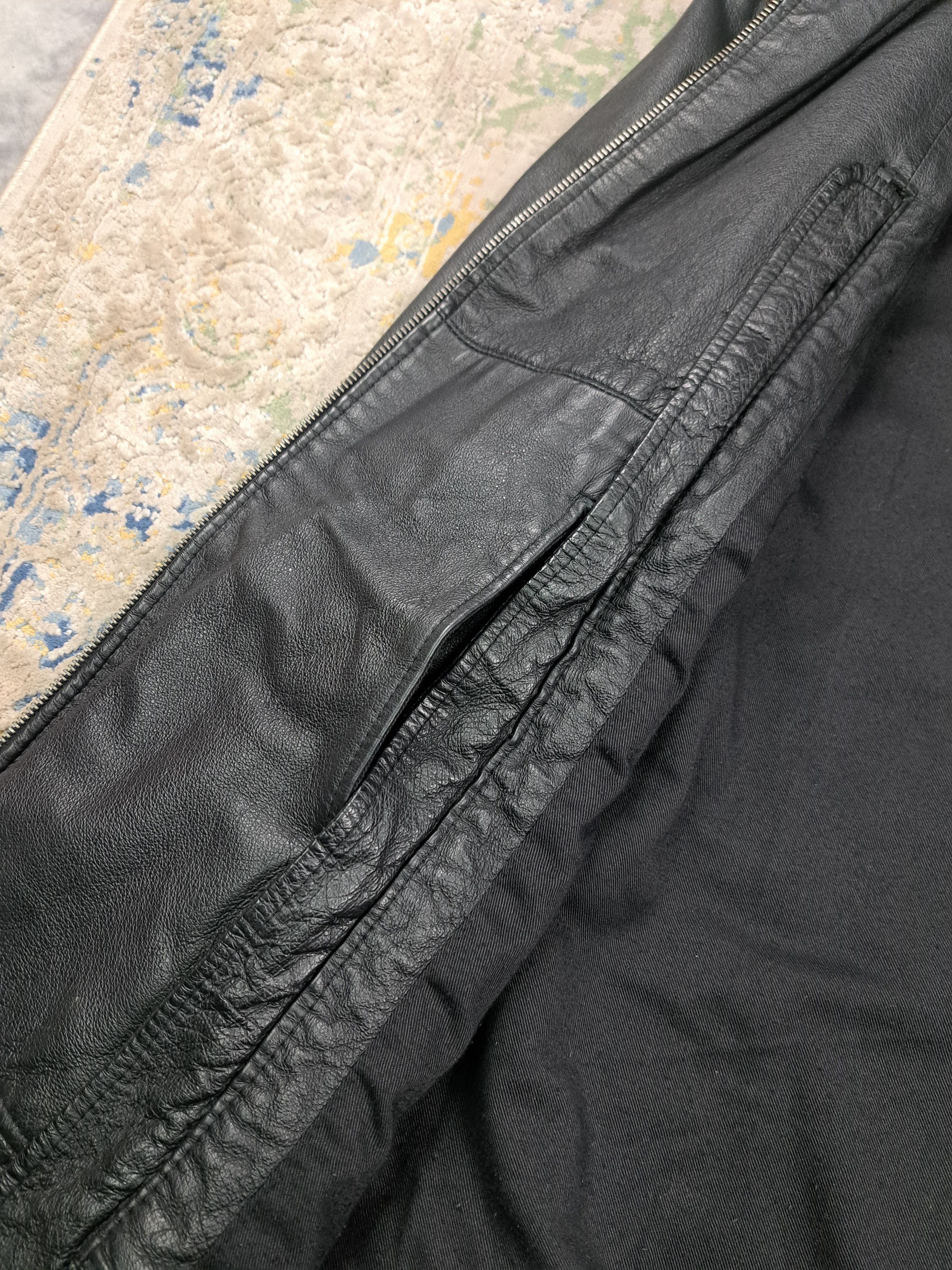 Genuine Leather Sick Avant Garde Multi Zip Leather Jacket Ramones Archive Size US XL / EU 56 / 4 - 6 Thumbnail