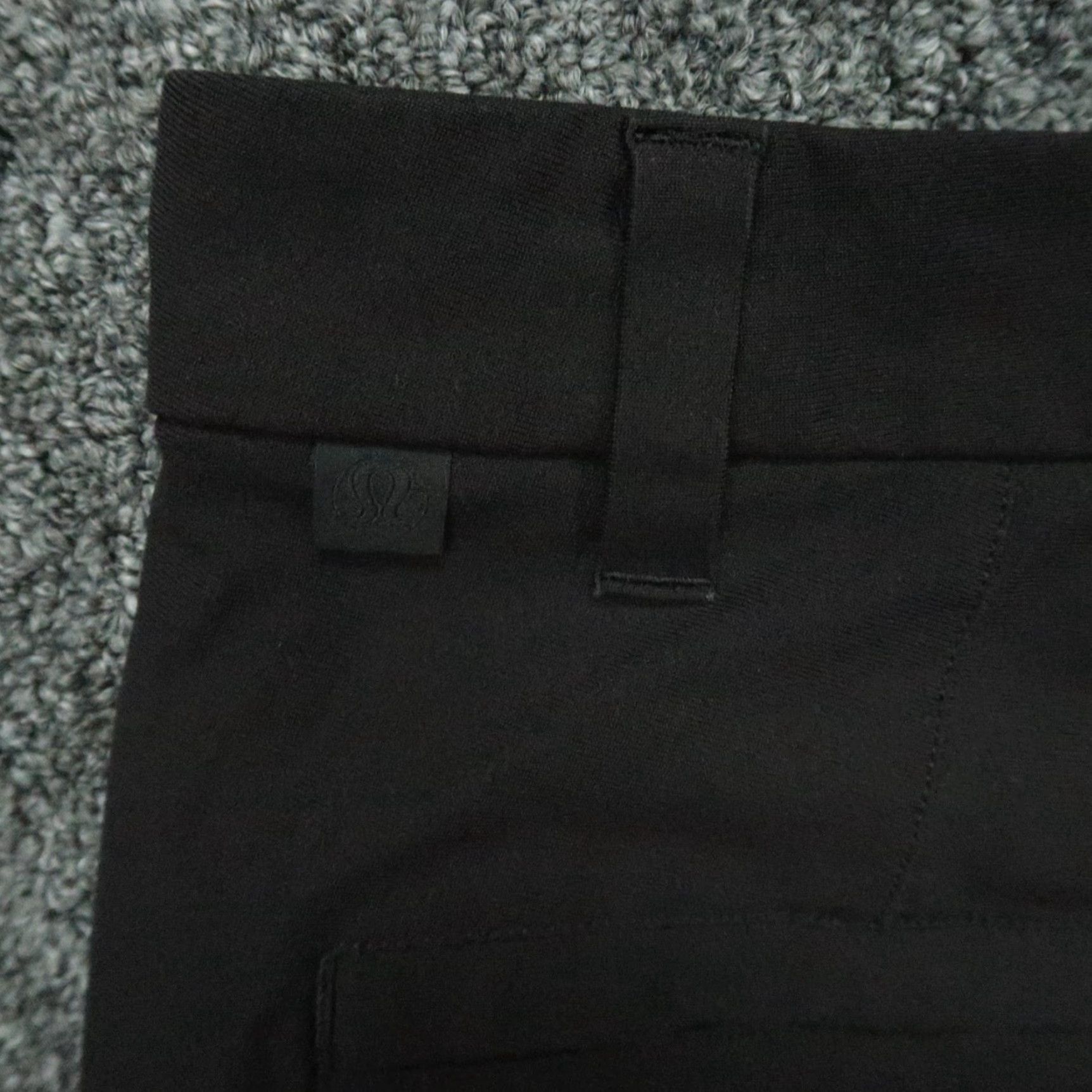 Lululemon Lululemon Commission Pants Men 36x31 Black Classic 5-Pocket Chino Trousers Warpstreme Regular Fit Front Flat Back Size US 36 / EU 52 - 5 Thumbnail
