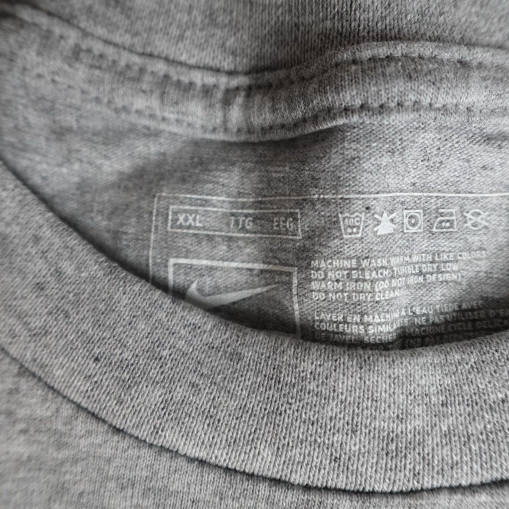 Nike VINTAGE Nike Elite Shirt 2XL Gray Duke Basketball Double Sided Shirt Mens Size US XXL / EU 58 / 5 - 3 Thumbnail