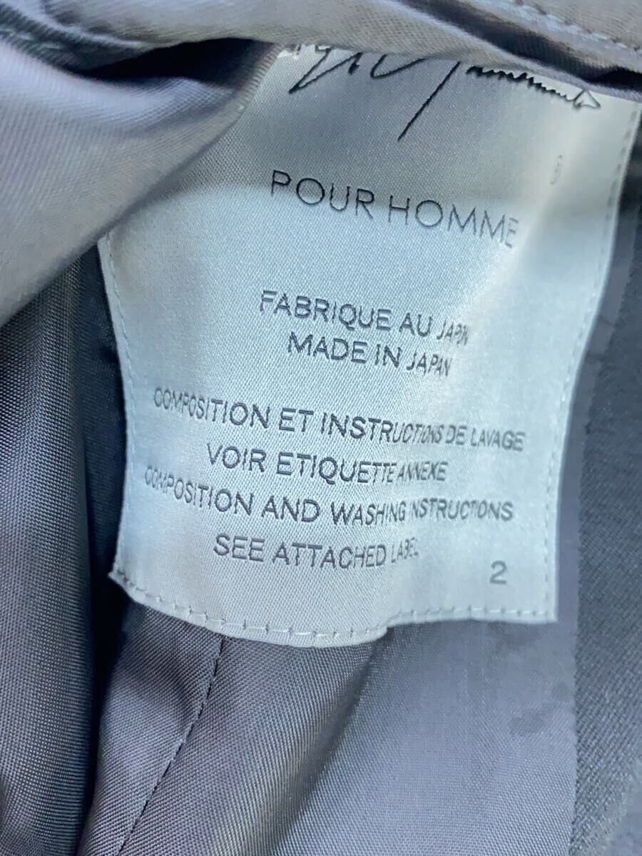 Yohji Yamamoto YOHJI YAMAMOTO POUR HOMME Wool Gabazine/No Color Long Jacket Size US S / EU 44-46 / 1 - 4 Thumbnail