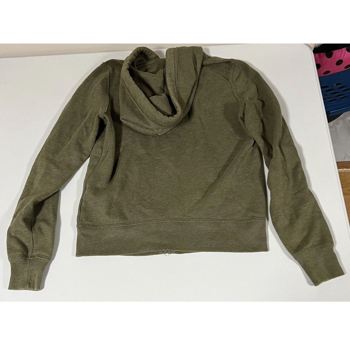 Abercrombie & Fitch Abercrombie A&F Olive Green Sweater Sweatshirt Hoodie XS ✨ Size XS / US 0-2 / IT 36-38 - 4 Thumbnail