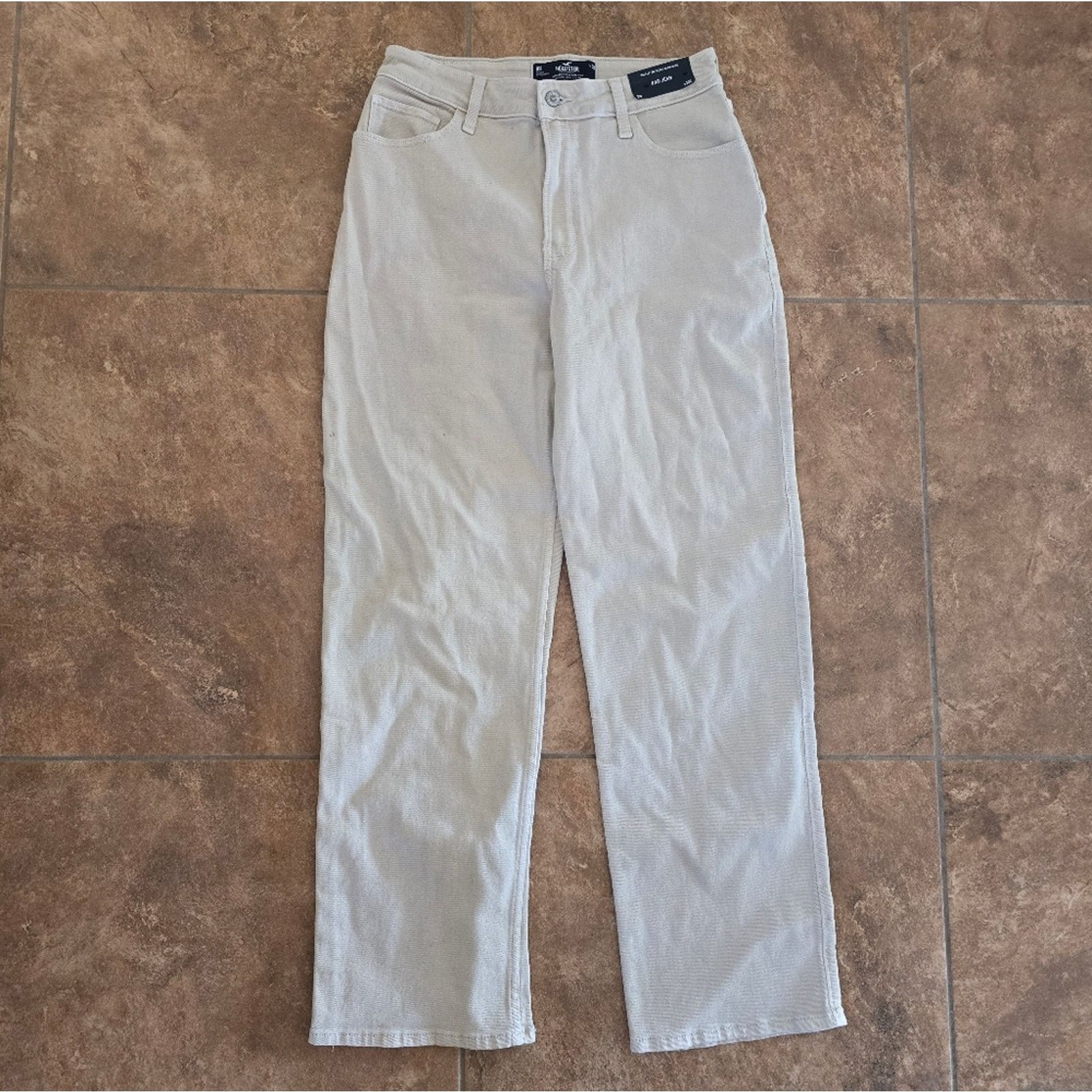 Hollister Beige | HOLLISTER | Ultra High-Rise Dad Jean Size 32" / US 10 / IT 46 - 1 Thumbnail