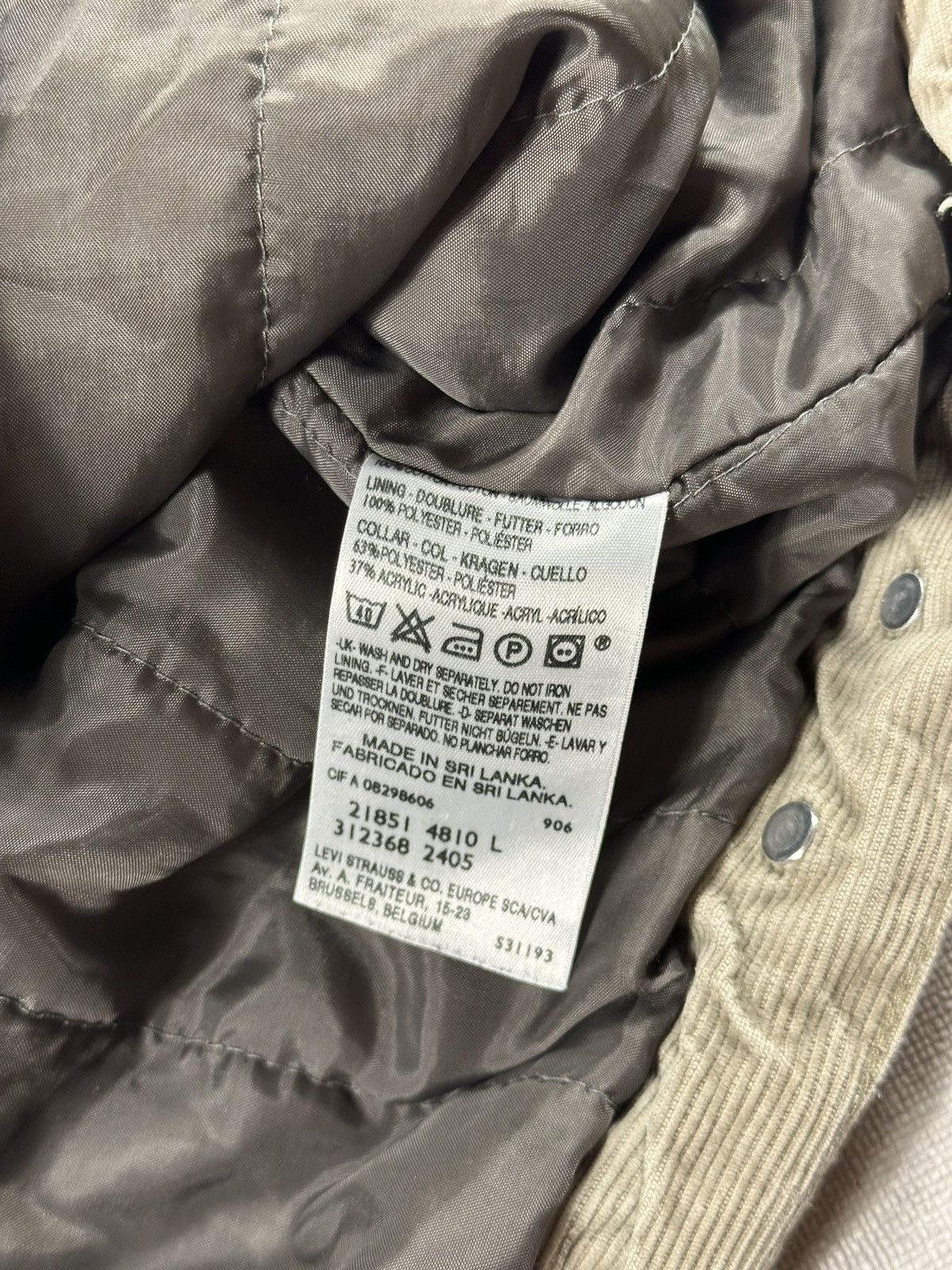 Levi's Vintage Levi’s Strauss Sherpa Corduroy Jacket Size US L / EU 52-54 / 3 - 8 Thumbnail