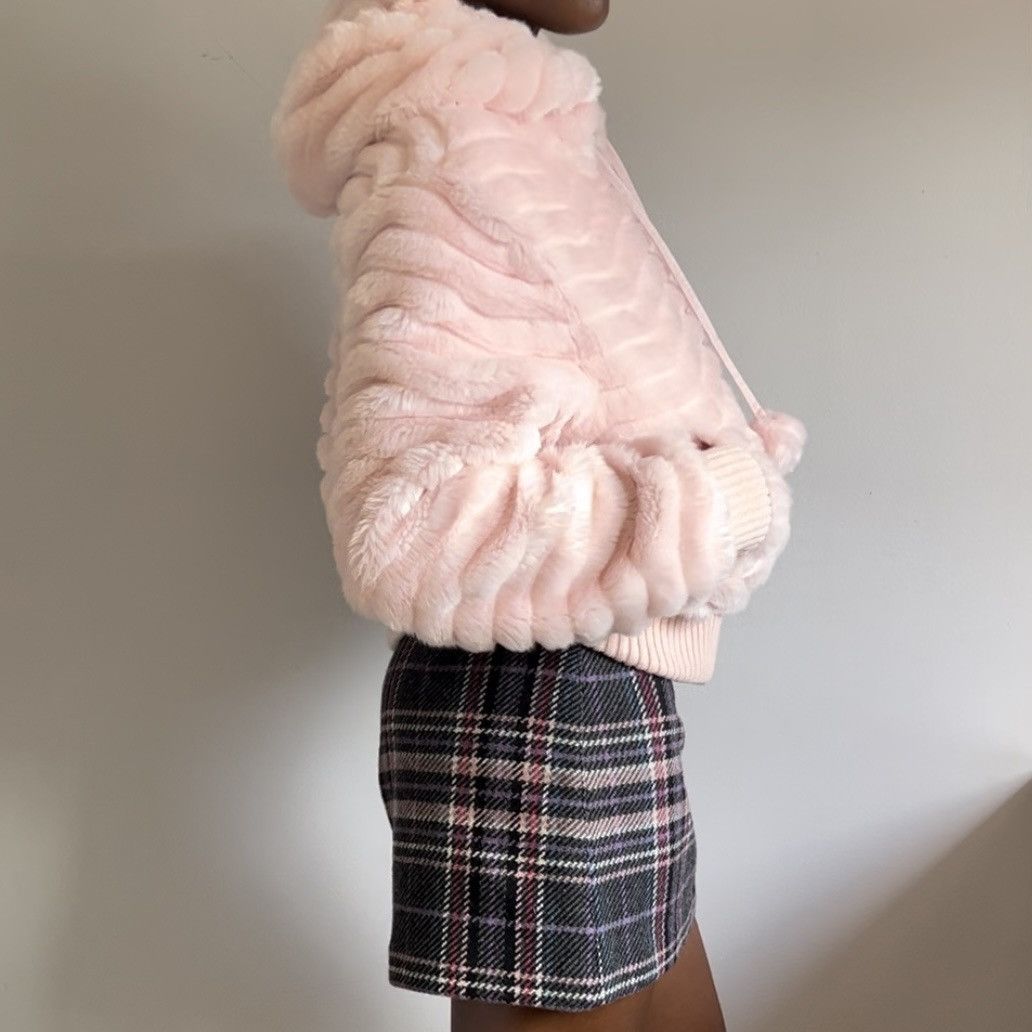 Juicy Couture × Vintage Y2K Pink Faux Fur Jacket Size L / US 10 / IT 46 - 8 Thumbnail