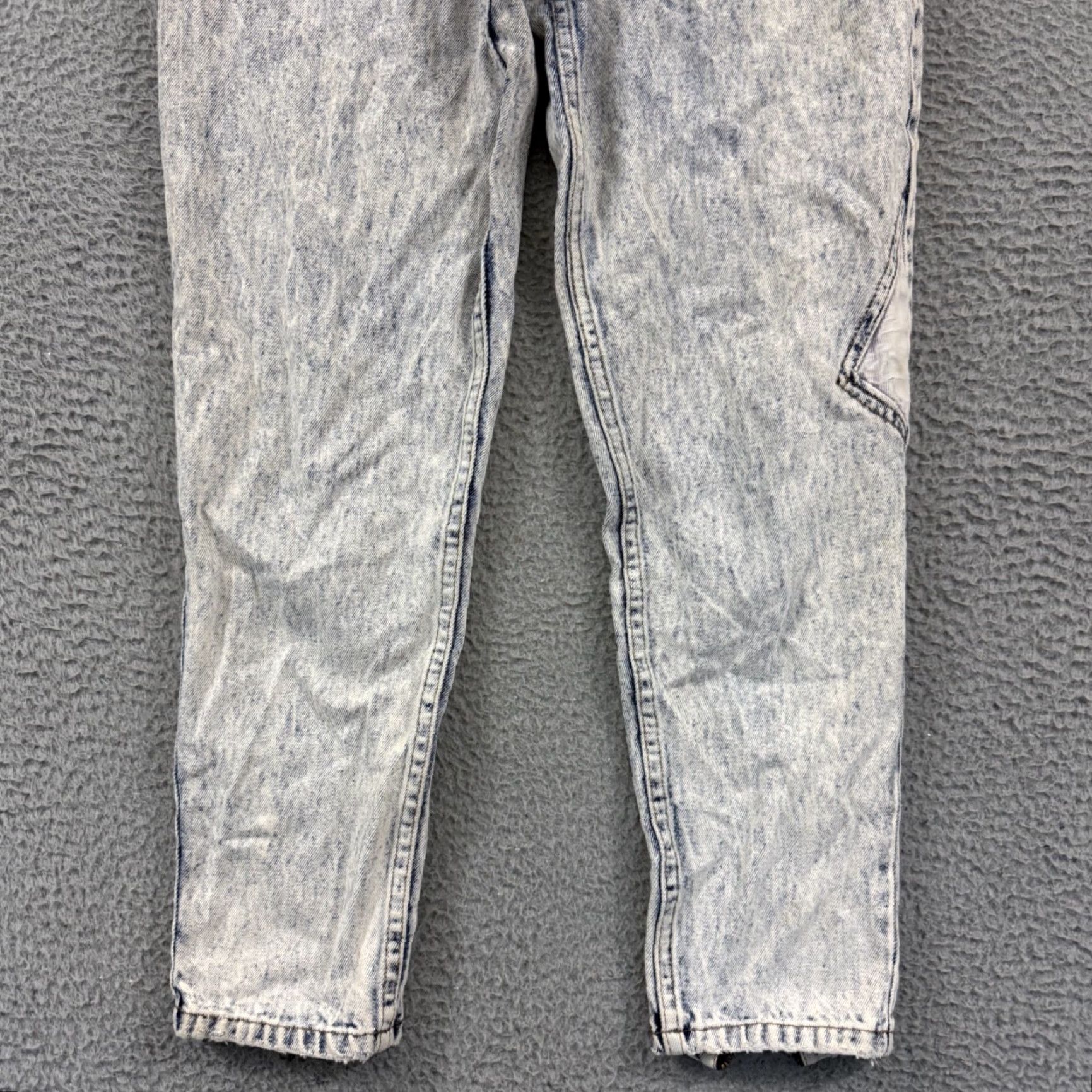 Vintage VINTAGE Gitano Jeans Womens 11/12 Acid Wash High Rise 80s Embroidered Ankle Zip Shirt? Size 34" / US 12 / IT 48 - 2 Thumbnail