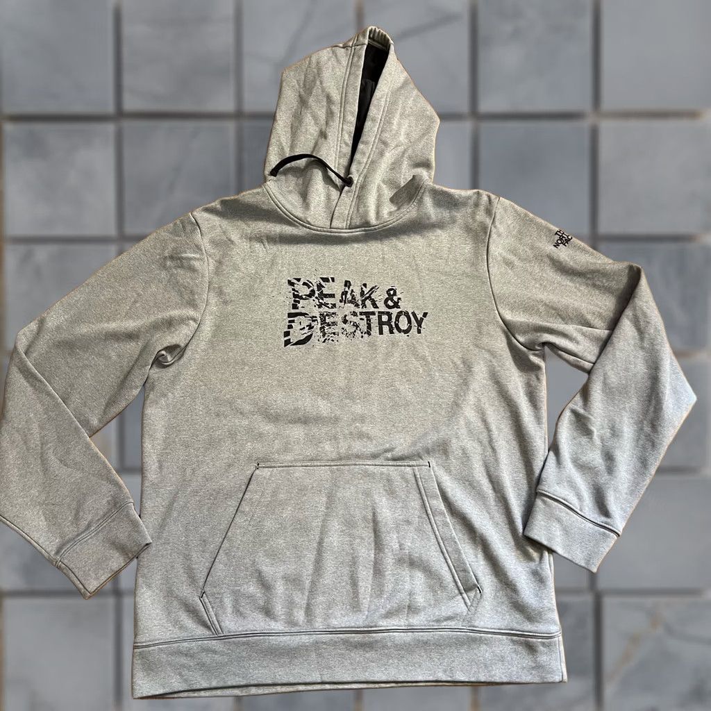 The North Face The North Face Shirt Mens L Gray Hoodie Sweatshirt Peak Destroy Size US L / EU 52-54 / 3 - 1 Thumbnail