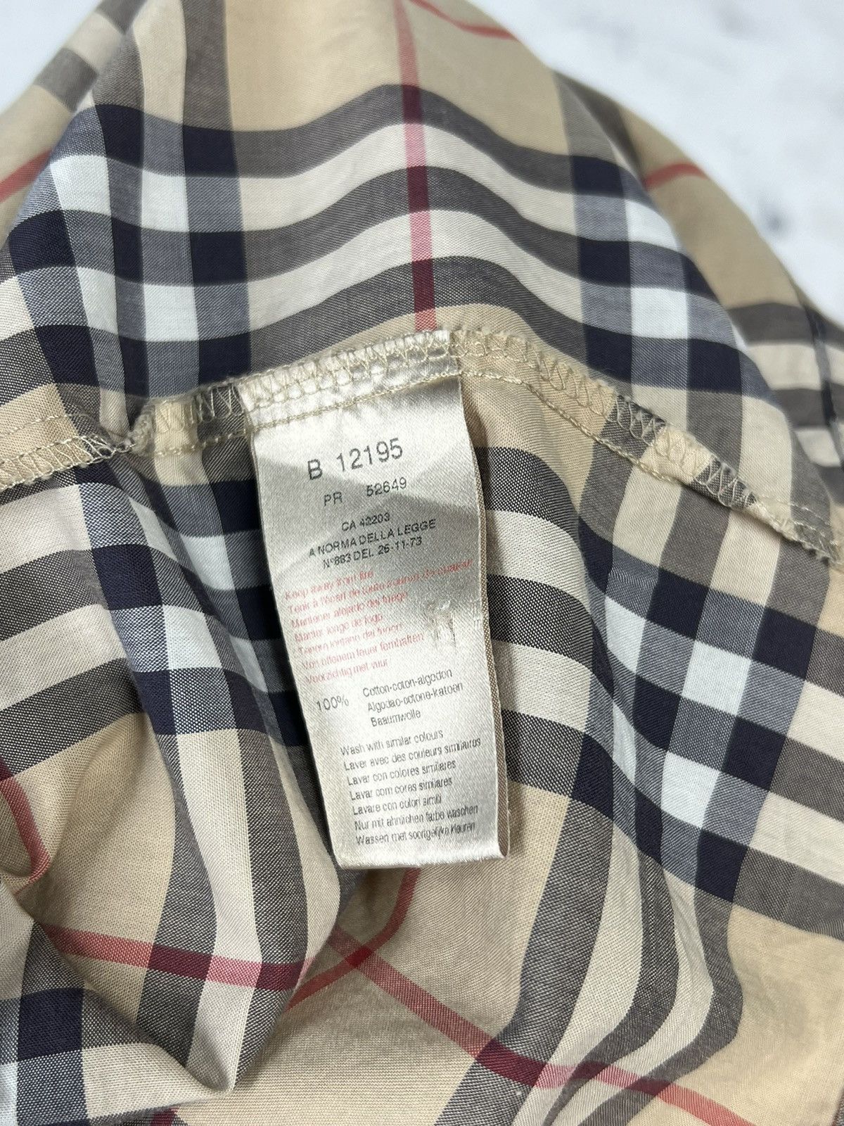 Burberry Burberry Kids Nova Check Shirt Dress Size 8Y / 128cm Size XXS / US 00 / IT 34 - 7 Thumbnail
