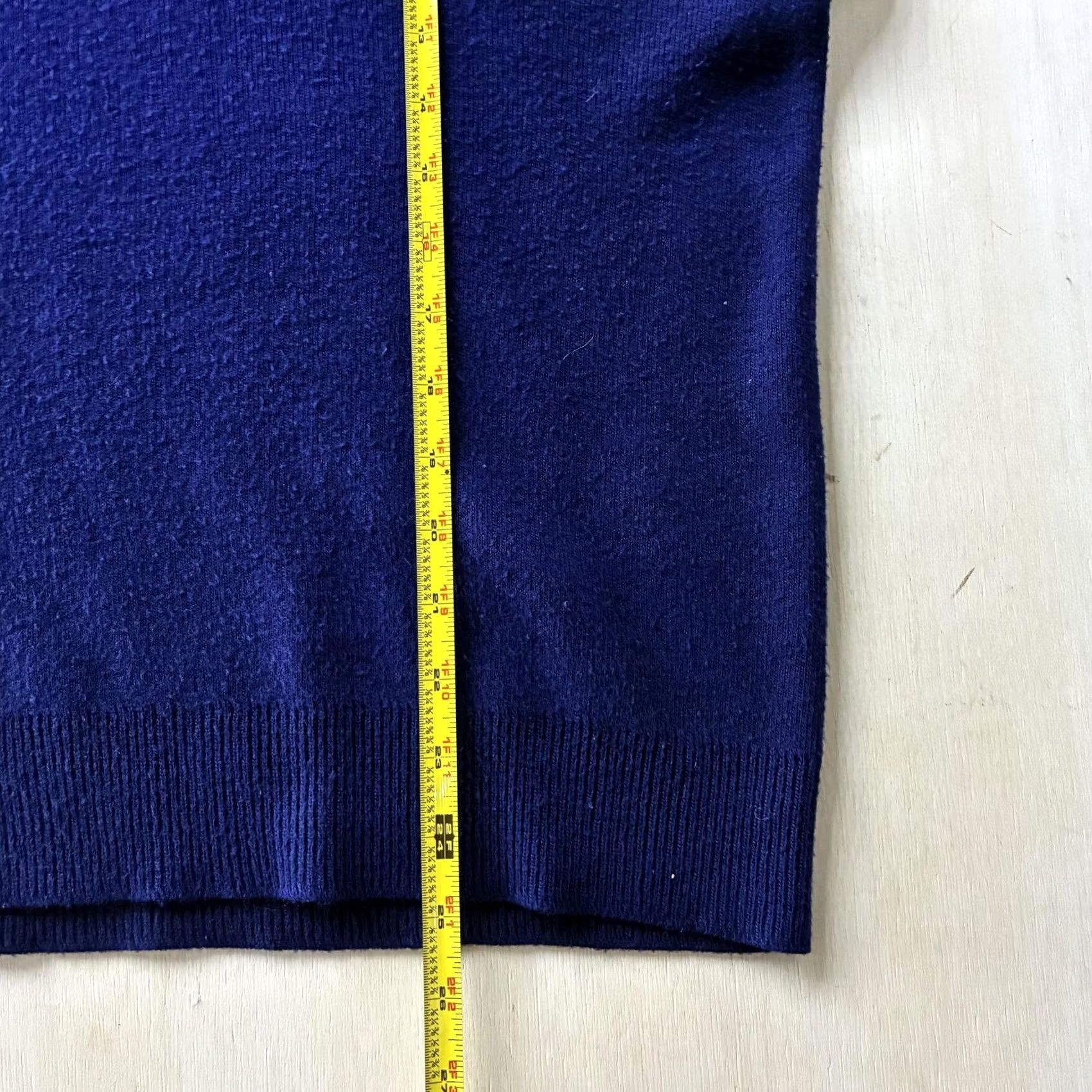 Vintage VINTAGE Sweater Mens M Blue V-Neck Tight-Knit Pullover Long Sleeve Classic Size US M / EU 48-50 / 2 - 3 Thumbnail