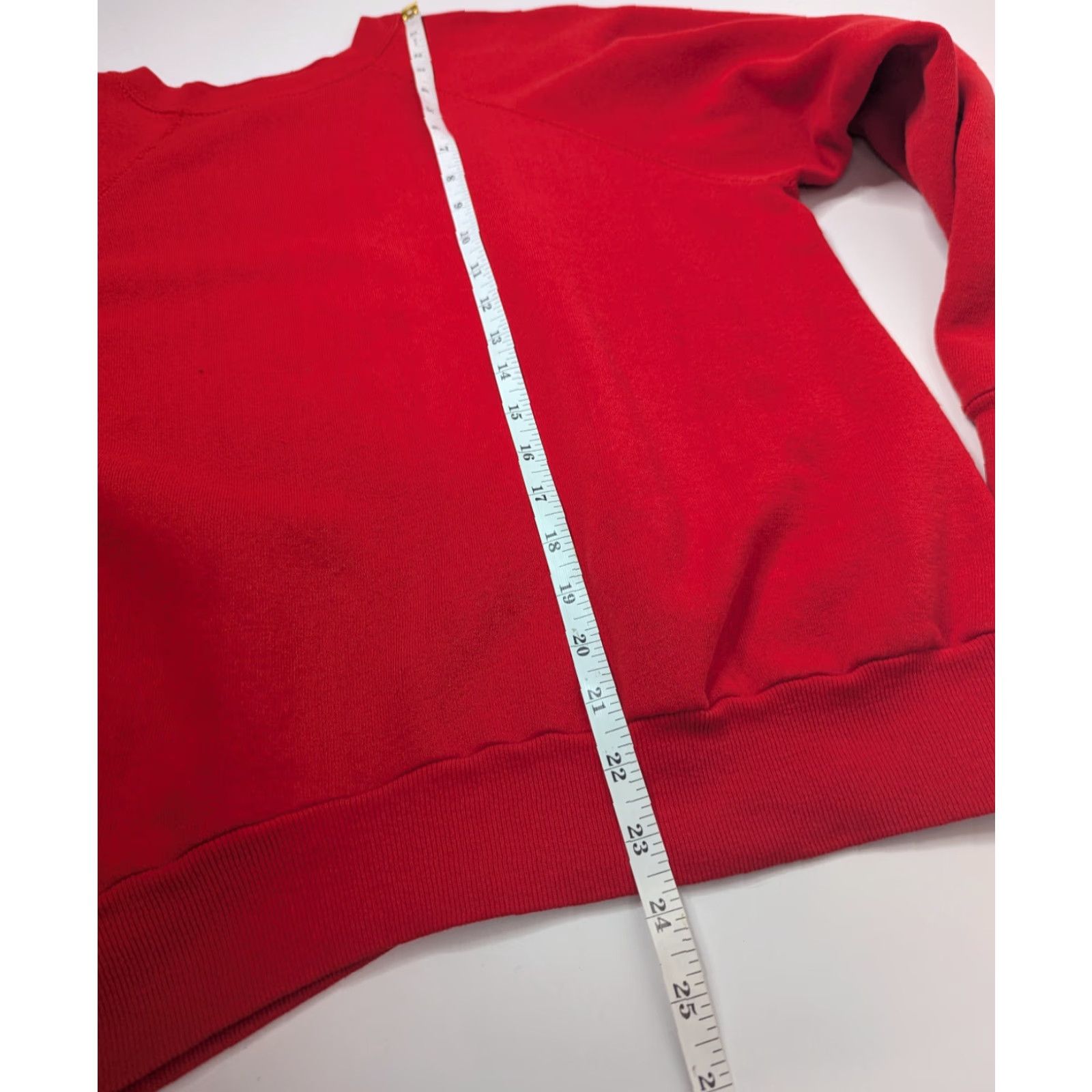 Tultex VINTAGE Tultex Sweatshirt Crewneck Large Red Unisex Adults Pullover 90s Size US L / EU 52-54 / 3 - 6 Thumbnail