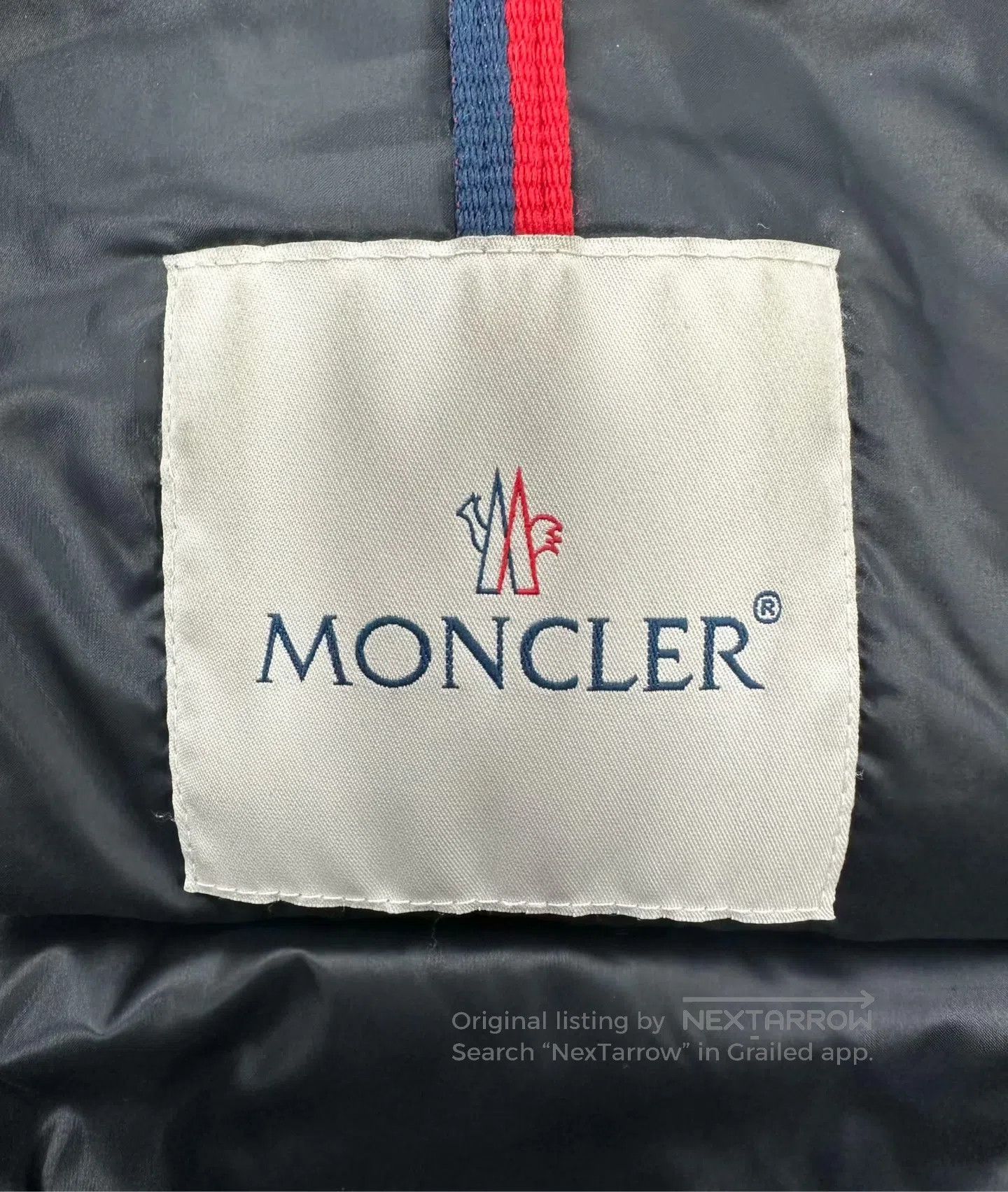 Moncler Moncler Black Sleeve Logo Zipper Down Jacket| Size US XS / EU 42 / 0 - 3 Thumbnail