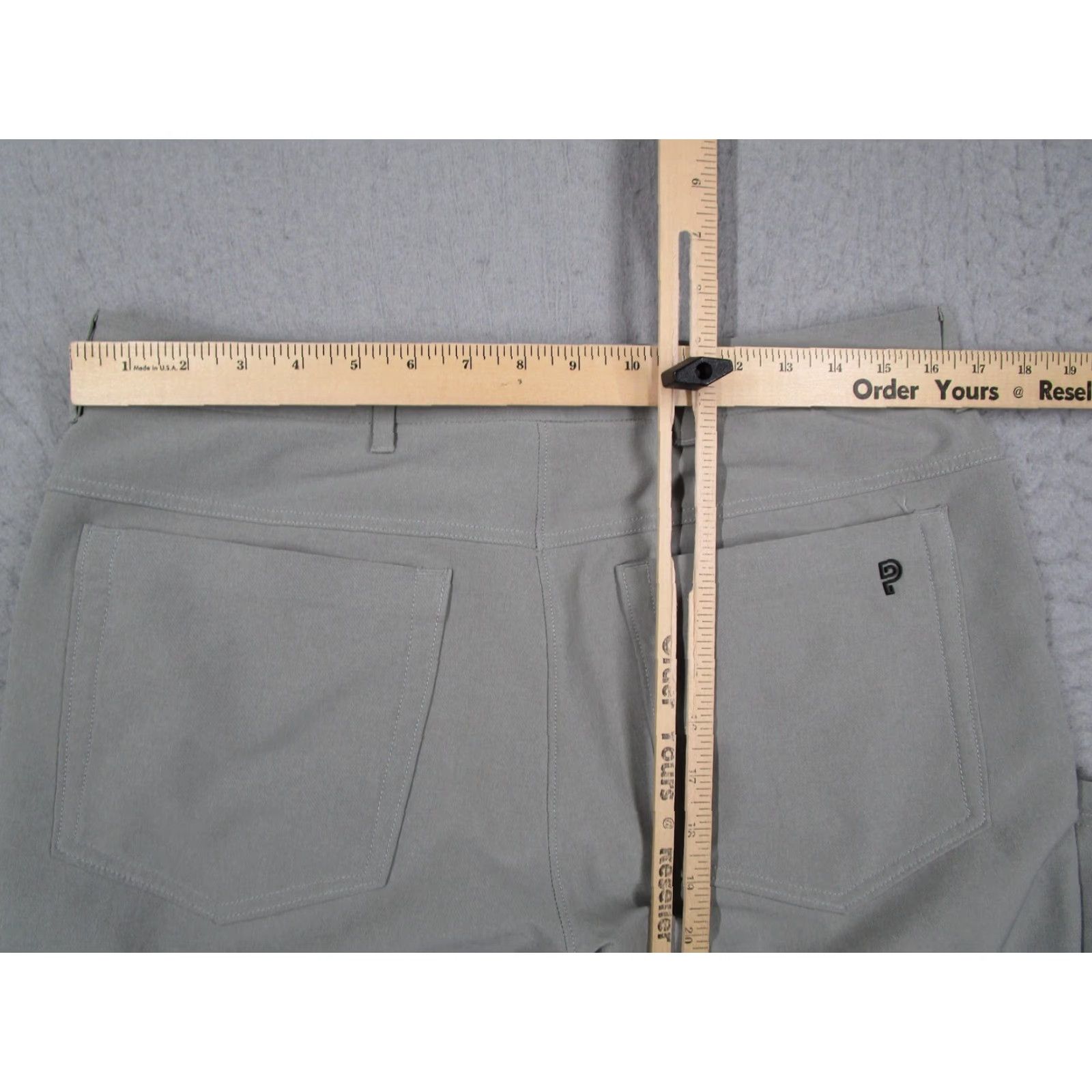 Vintage Public Rec Pants Mens 32x30 Gray Performance Stretch 5 Pocket Casual Travel Slim Size US 32 / EU 48 - 6 Thumbnail
