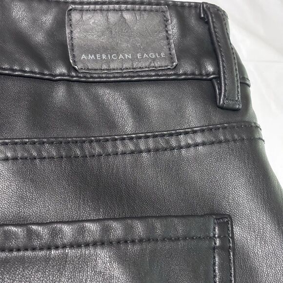 American Eagle Outfitters American Eagle Stretch Faux Leather Flare Pants Size 14 Long Size 36" / US 14 / IT 50 - 10 Thumbnail