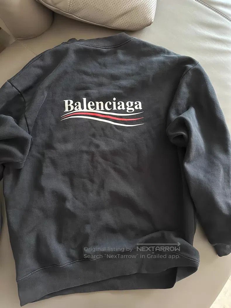 Balenciaga Balenciaga Black Coke Sweatshirt Size US M / EU 48-50 / 2 - 5 Thumbnail