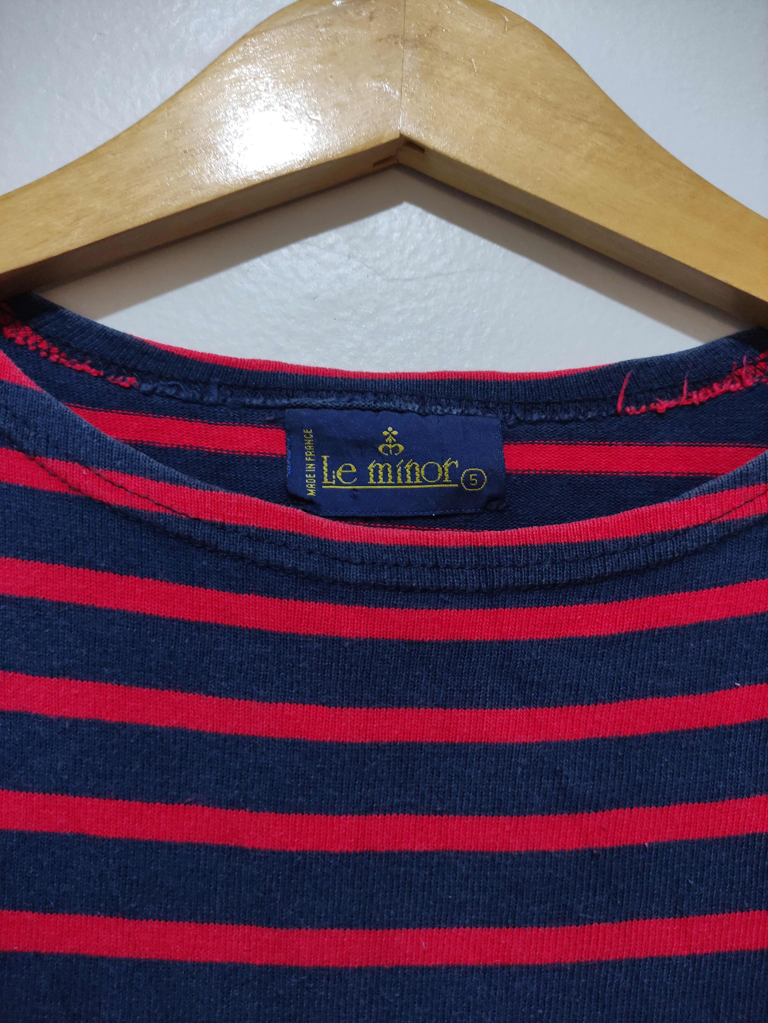 Other Vintage 90's Le Minor x Asap Rocky Striped Blue Long Sleeve Size S / US 4 / IT 40 - 11 Thumbnail