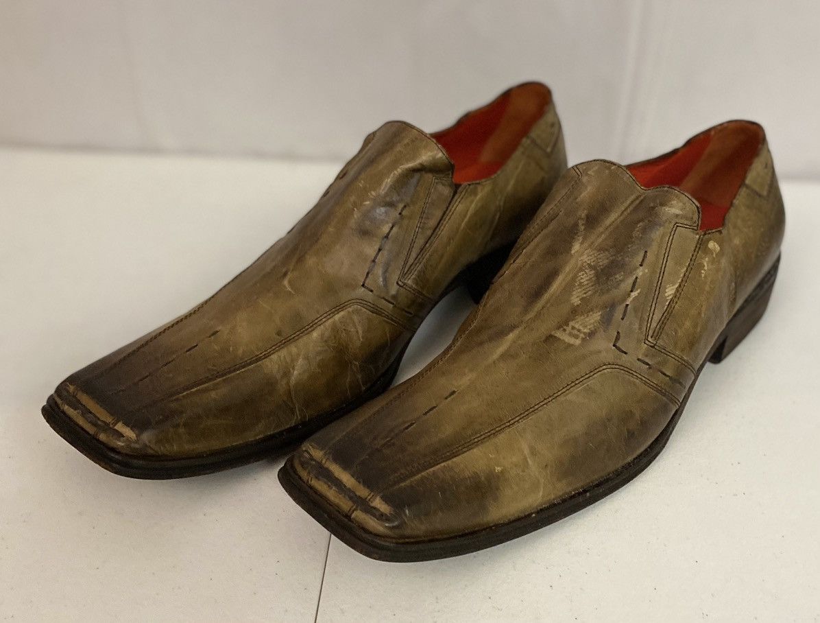 Mark Nason Vintage Y2K Mark Nason 🇮🇹 Distress Rock Stitch Loafer 13 New Size US 13 / EU 46 - 12 Thumbnail