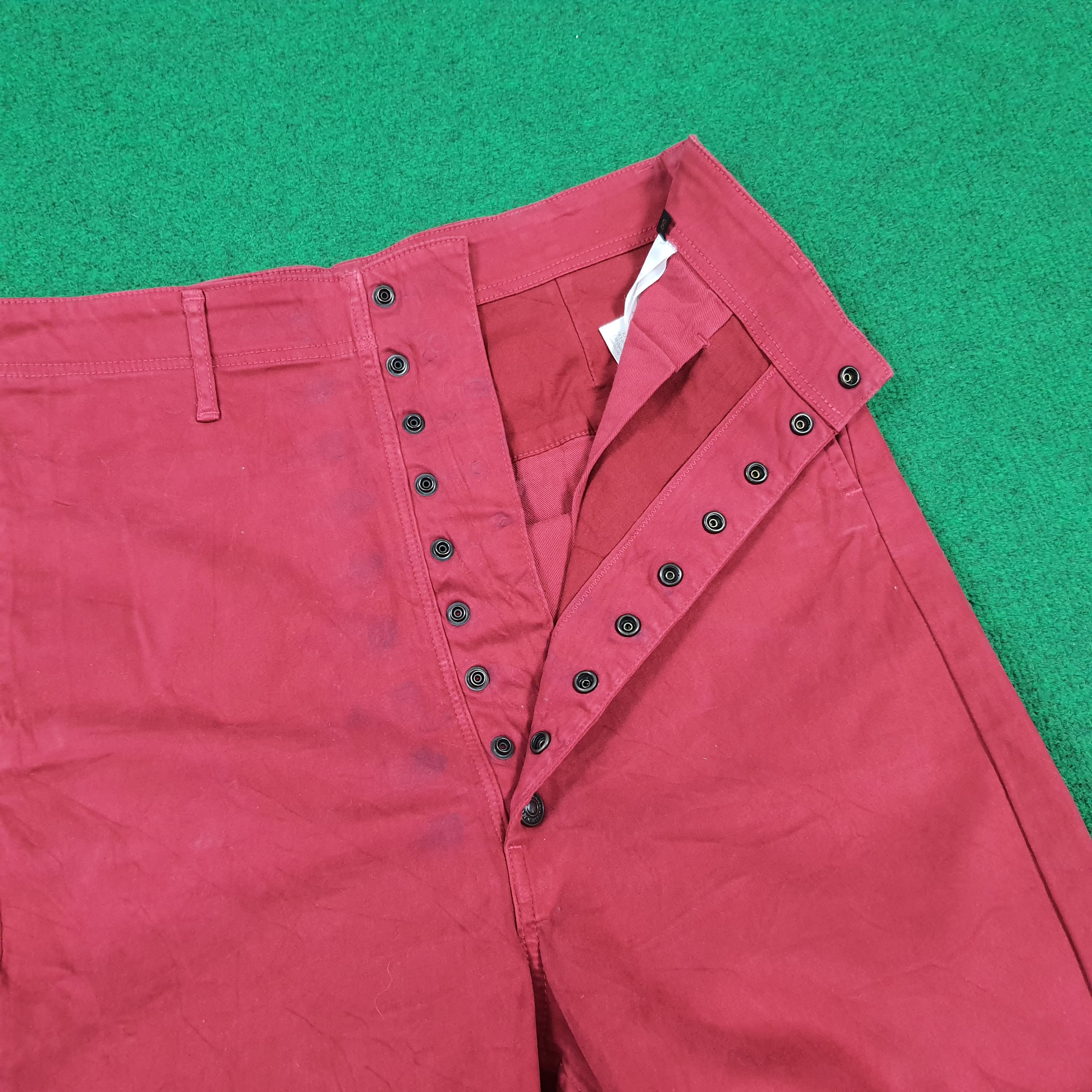Kapital Vintage KAPITAL Japan Red Tencel Stretch Pants C297N25 Size 26" / US 2 / IT 38 - 5 Thumbnail