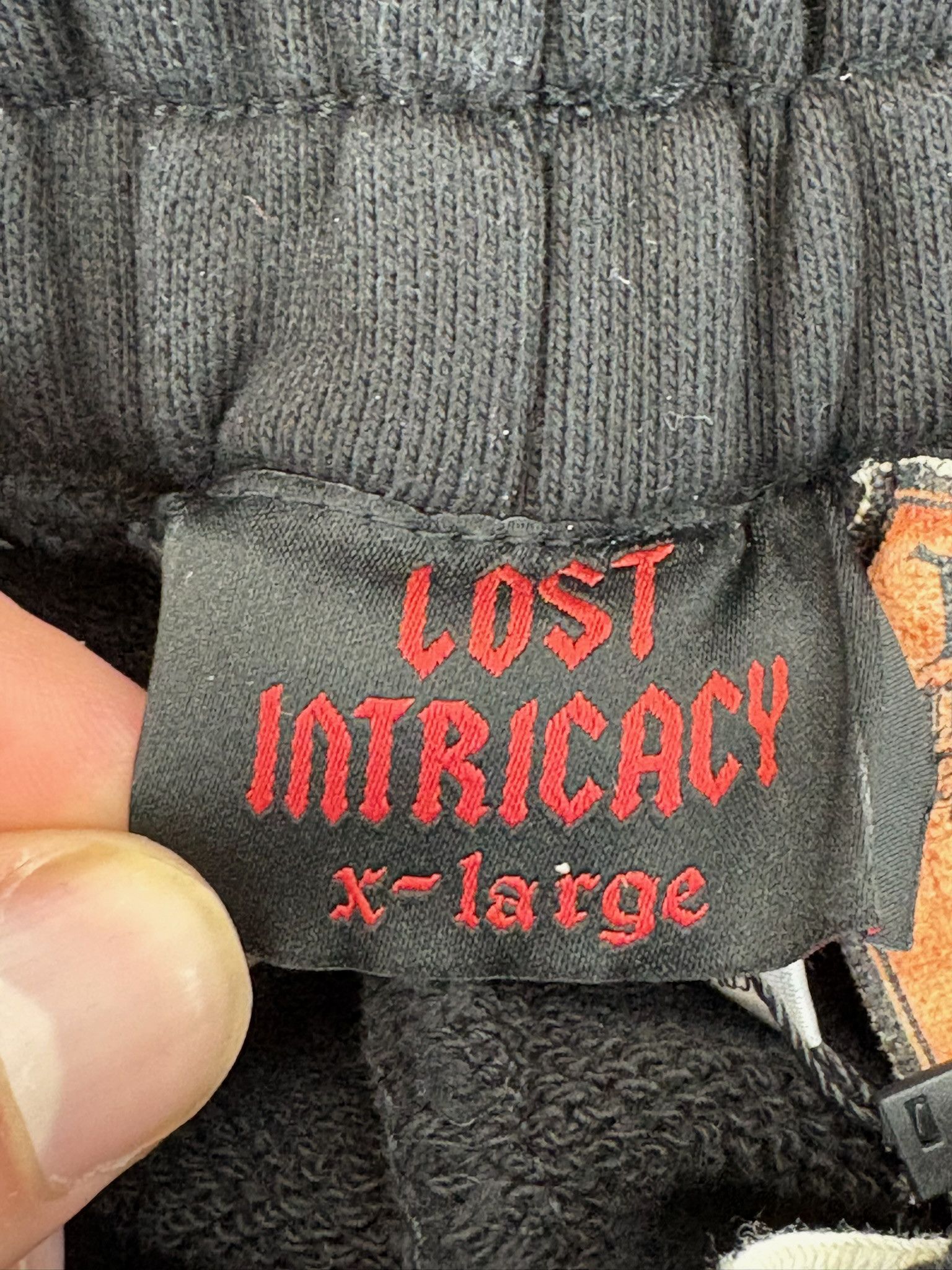LOST INTRICACY Lost Intricacy "Evil Wing" Sweatpants (Black) Size US 33 - 3 Thumbnail