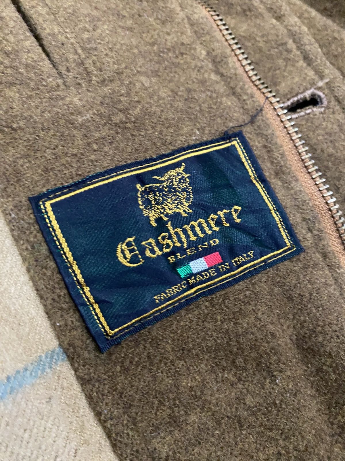 Vintage Vtg 80s Wool Cashmere Jacket Brown - Atelier Pie Monte Size US L / EU 52-54 / 3 - 11 Thumbnail