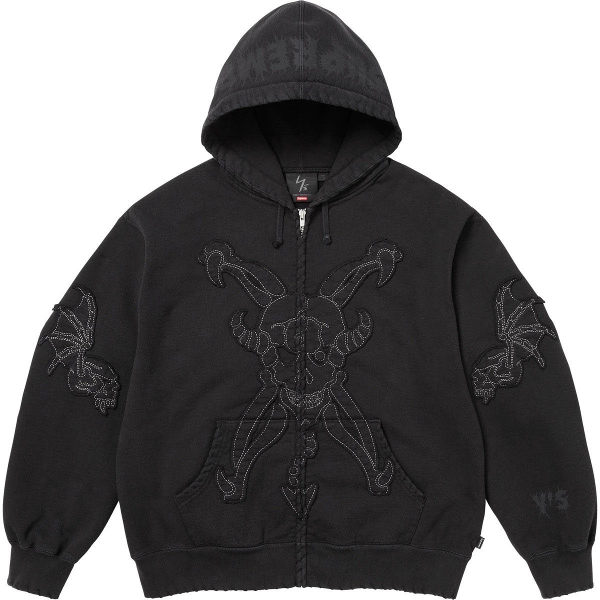 Yohji Yamamoto Surpreme/Y’s Zip Up Hoodie Size US XXL / EU 58 / 5 - 1 Thumbnail