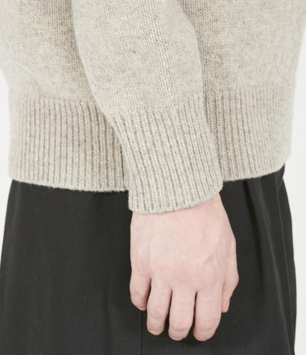 Maison Margiela o1bcso1str0526 Wool Crewneck Sweater in Light Beige Size US XL / EU 56 / 4 - 4 Thumbnail