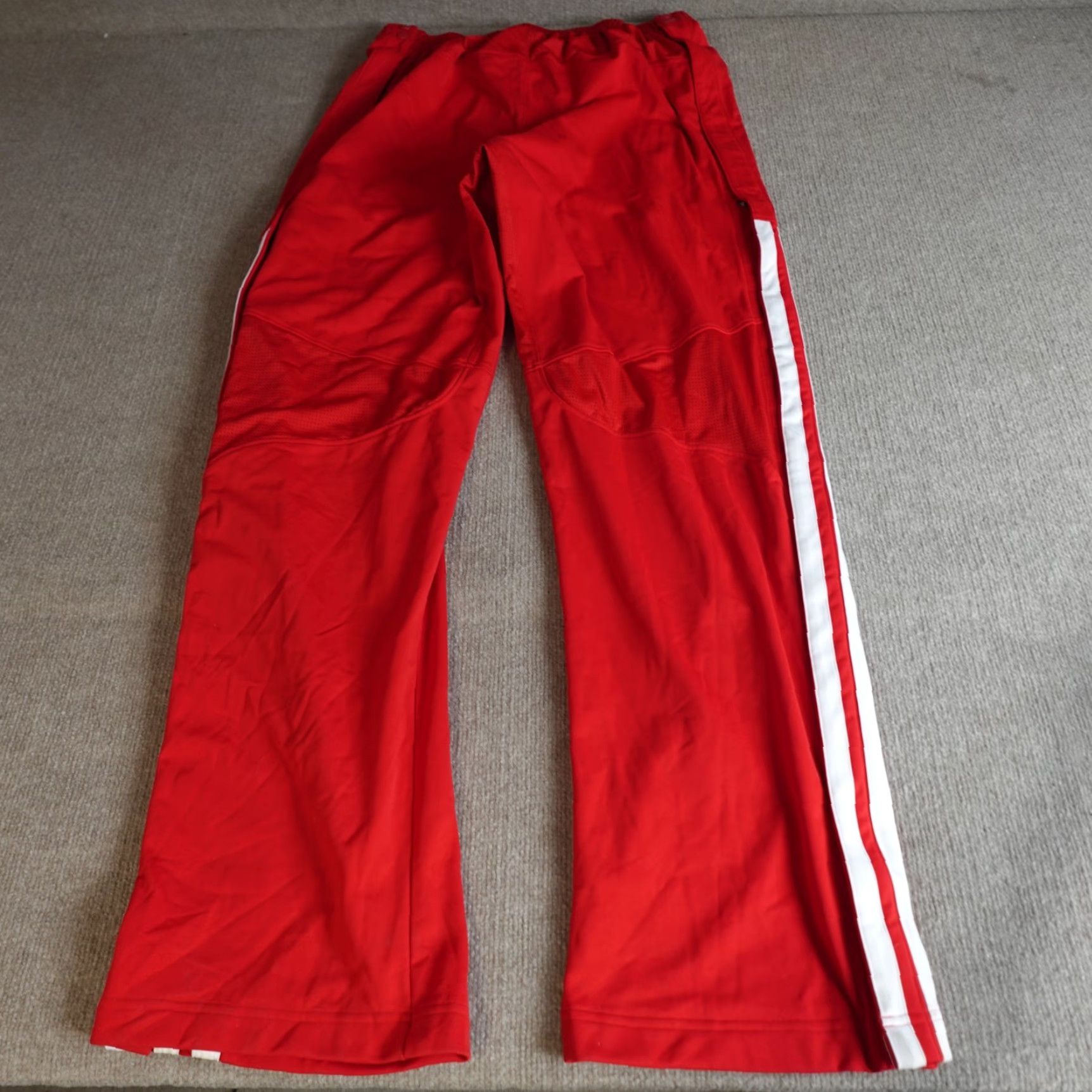 Adidas Adidas Pants 2XL Red Tear Away Track Pants Football Basketball Men Mens Vintage No Size US 39 - 3 Thumbnail