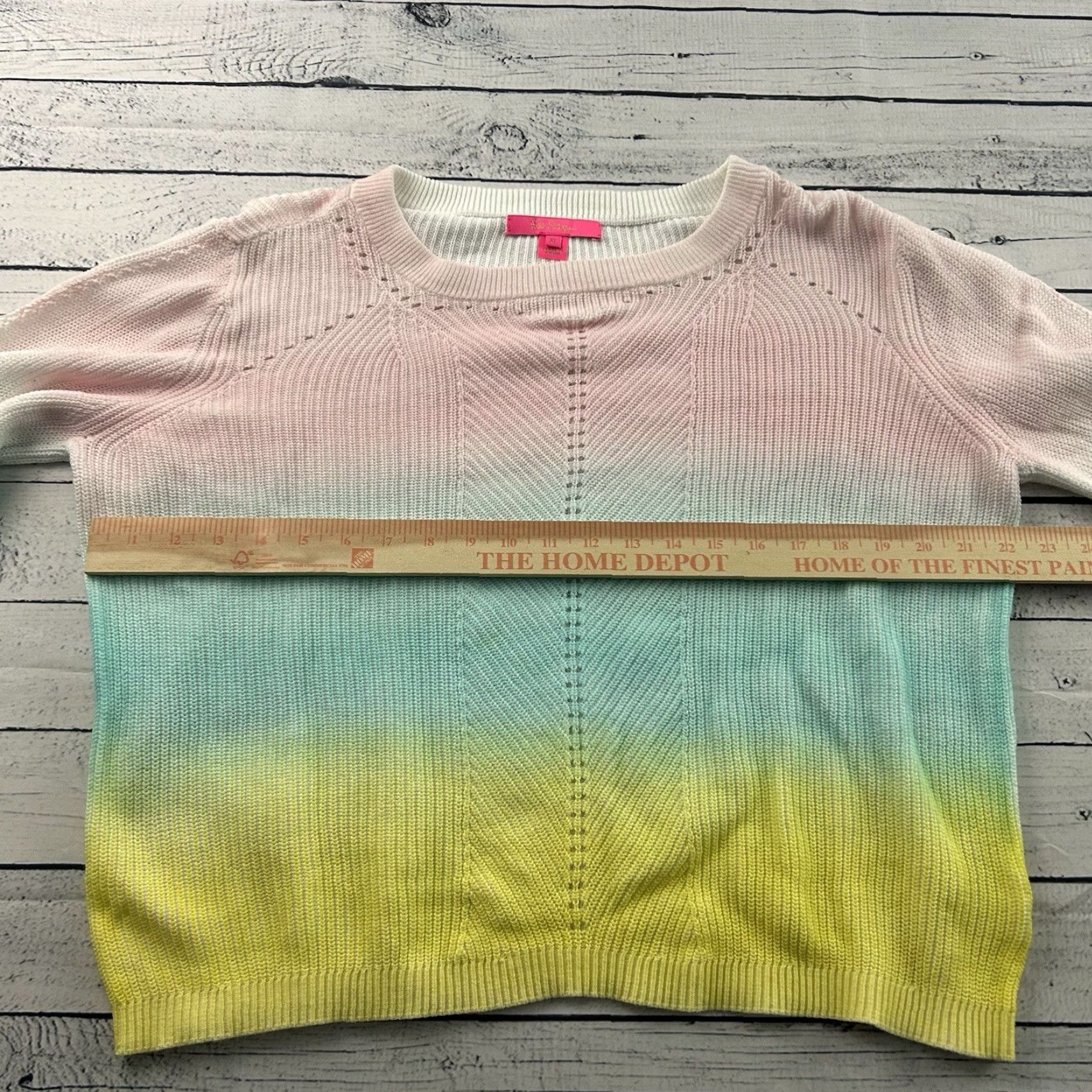 Lilly Pulitzer Lilly Pulitzer Ritzanna Sweater 100% Cotton Women's XL Multicolor Pullover Knit Jumper Shirt Womens XL Multicolor Sweater Size XL / US 12-14 / IT 48-50 - 4 Thumbnail