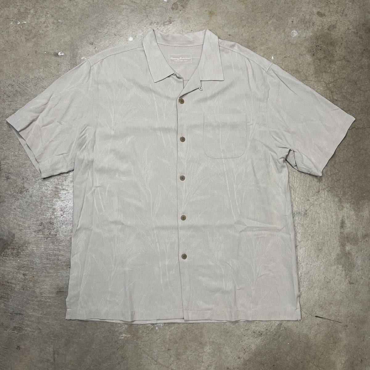 Tommy Bahama Tommy Bahama Silk Camp Collar Loop Beige Large Size US L / EU 52-54 / 3 - 1 Thumbnail