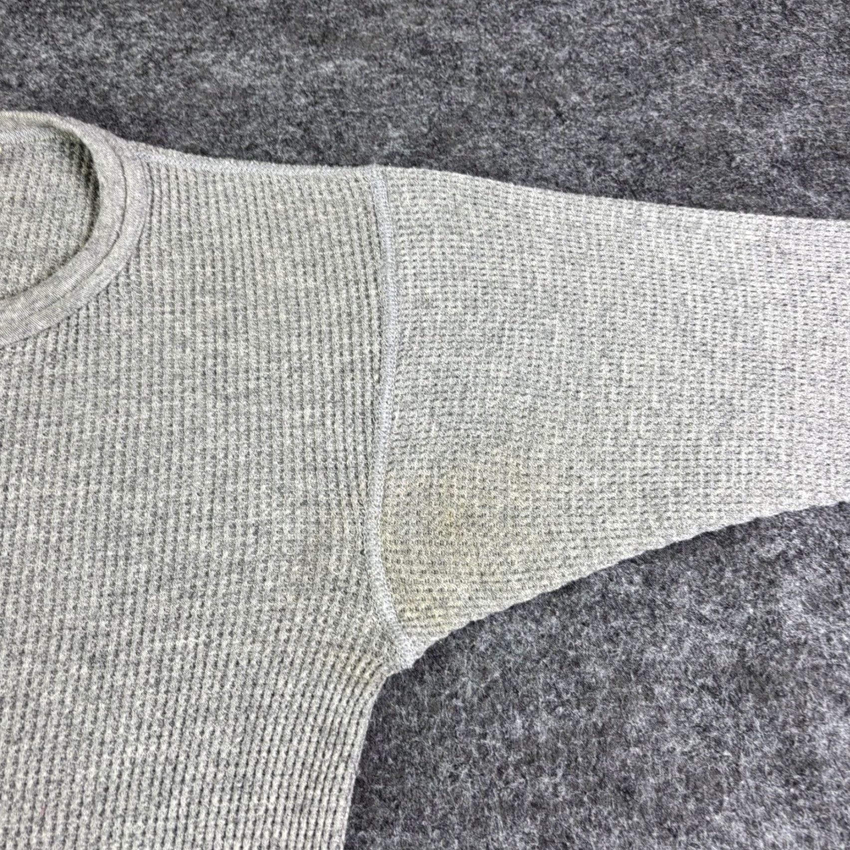 Vintage VINTAGE Northwest Territory Men’s Grey Waffle Knit Thermal Long Sleeve Shirt M 90s Size US M / EU 48-50 / 2 - 7 Thumbnail