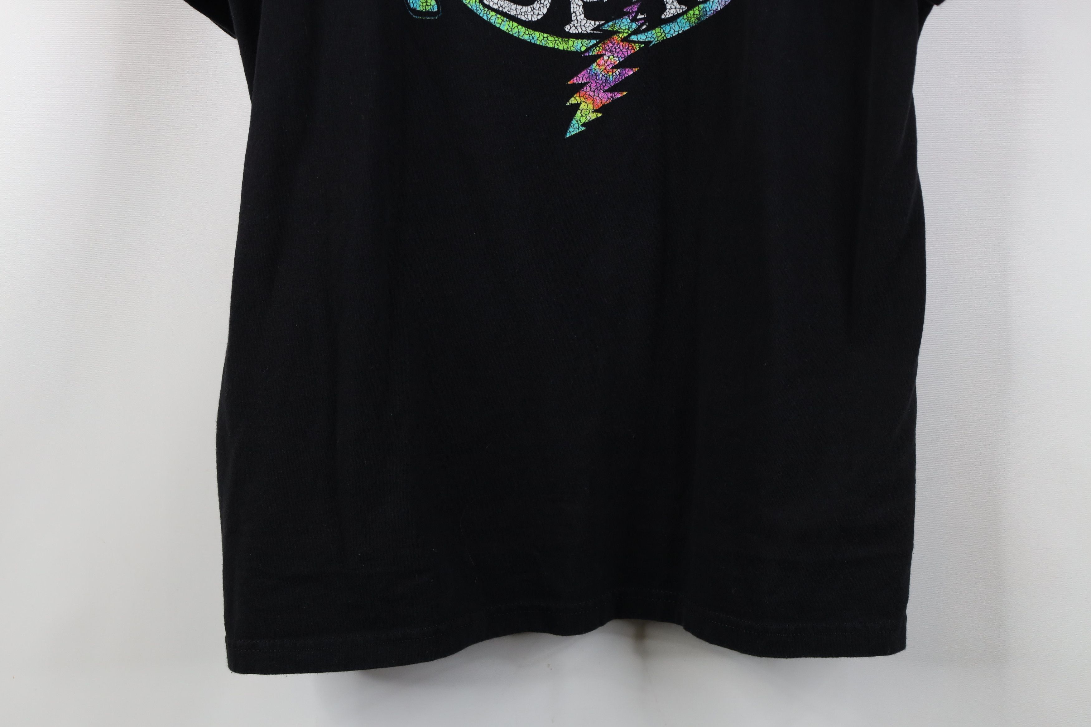 Vintage Retro Y2K Rainbow Bear Grateful Dead Band T-Shirt Black Size US XL / EU 56 / 4 - 3 Thumbnail