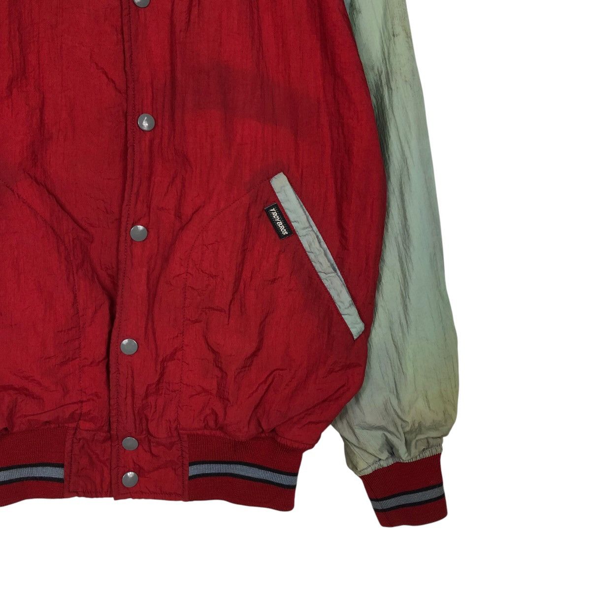 Japanese Brand 📌Vintage Varsity Bomber Jacket Troy Bros Issey Miyake Size US M / EU 48-50 / 2 - 6 Thumbnail