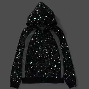 Bape Space Camo Raglan Full Zip Hoodie (2016) Size US XL / EU 56 / 4 - 2 Thumbnail