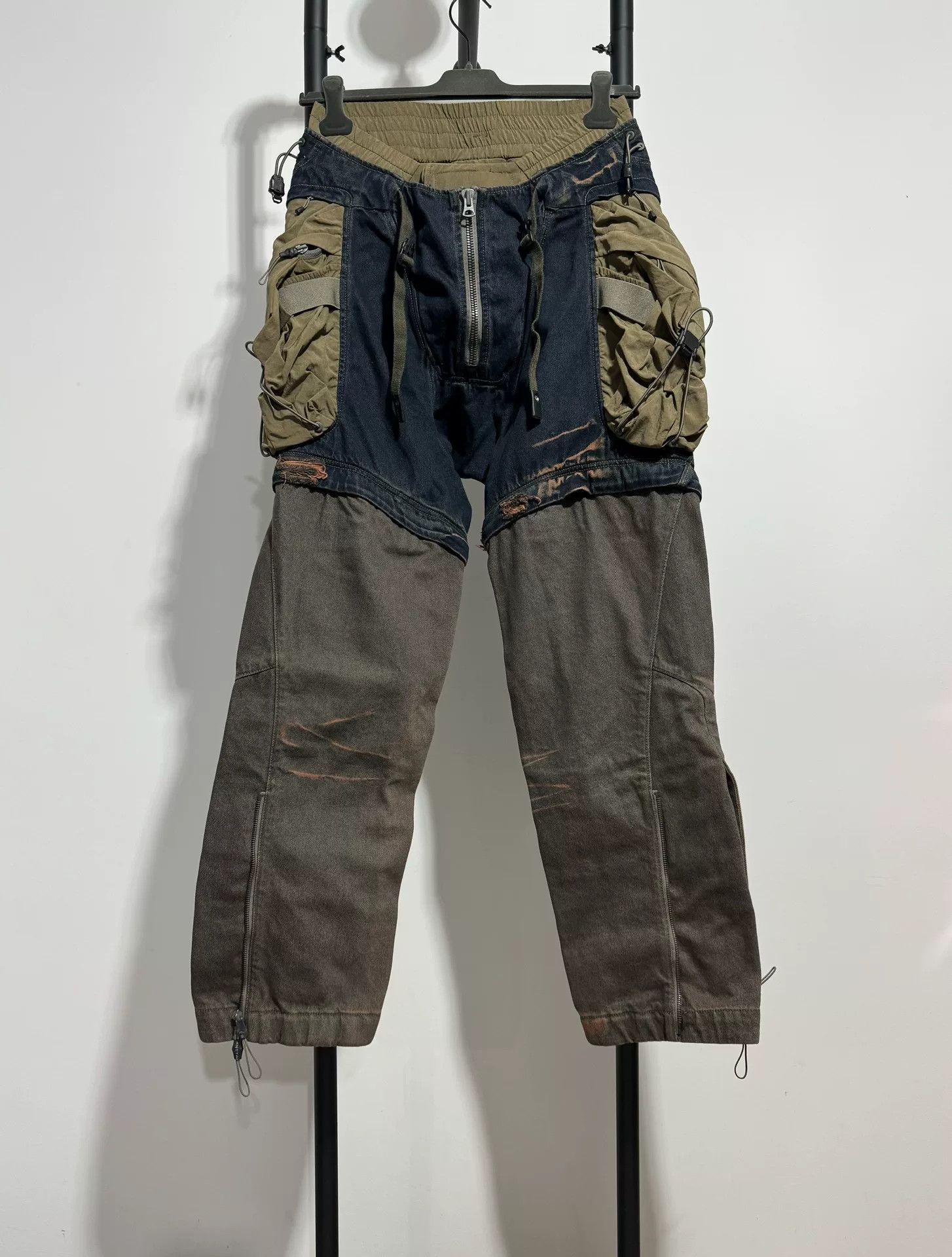 Hamcus vintage style distressed cargo pants Size US 32 / EU 48 - 1 Thumbnail