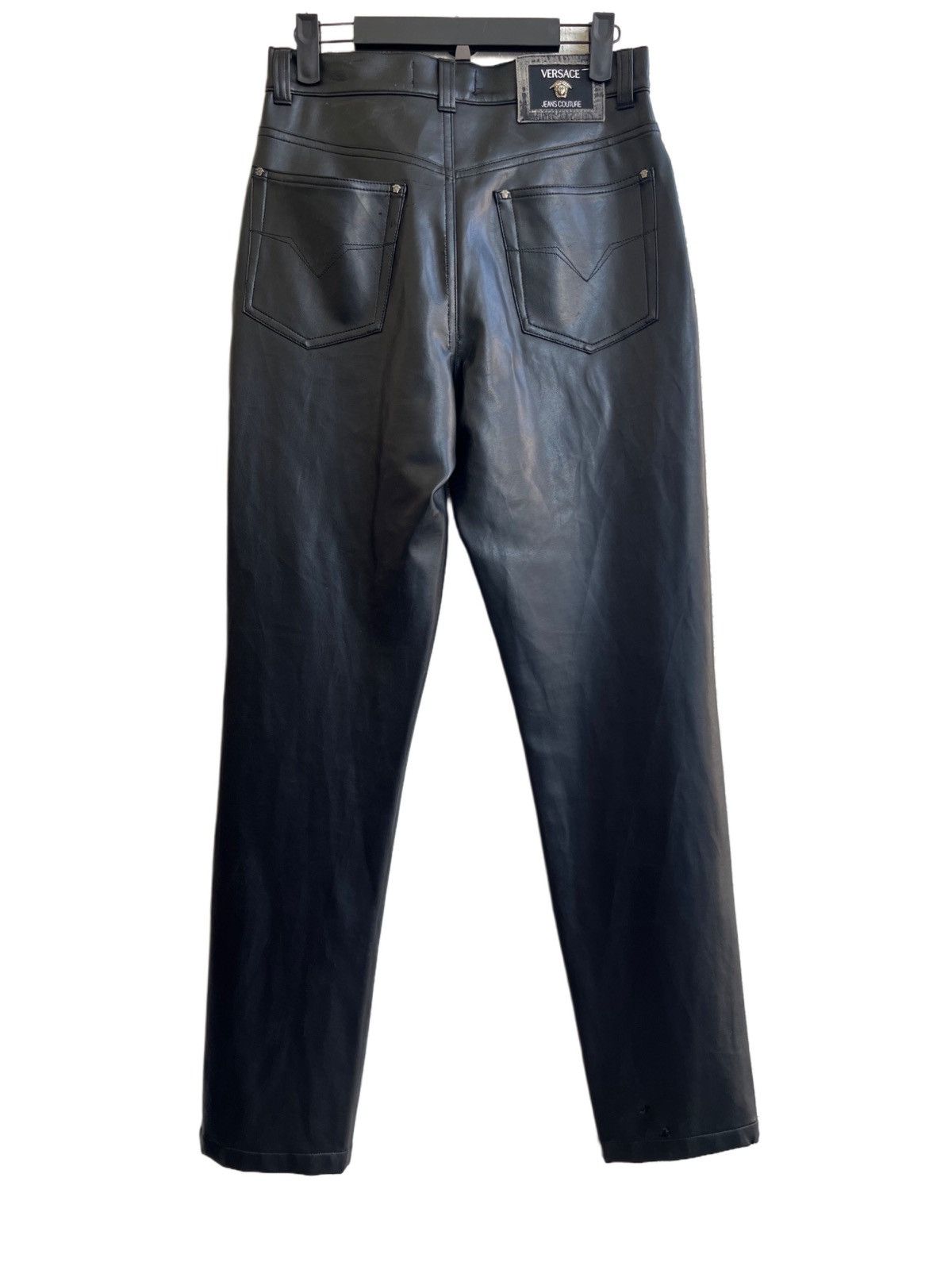 Versace Jeans Couture Versace Jeans Couture Black Leather Pants Size US 28 / EU 44 - 1 Thumbnail