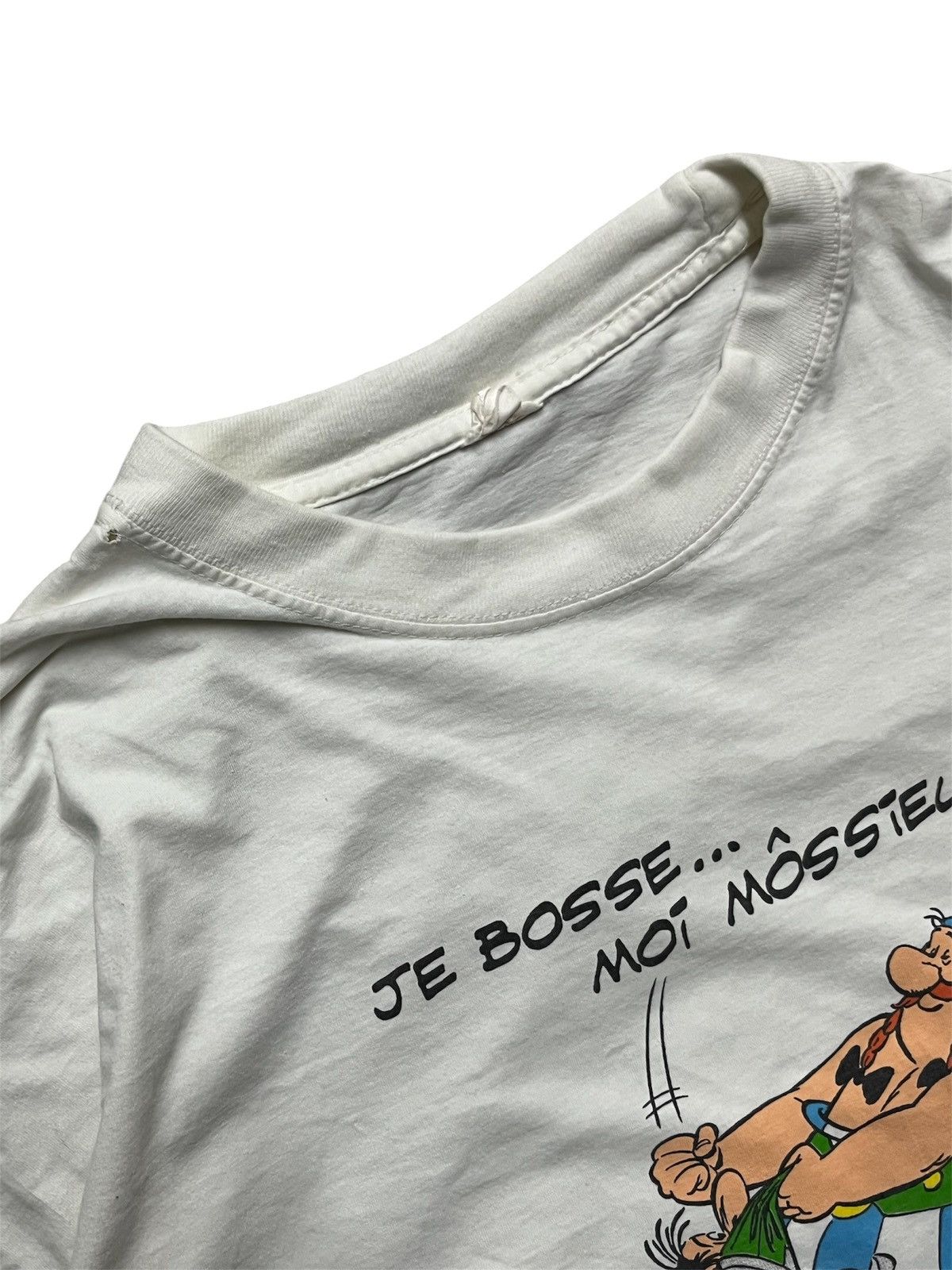 Vintage Vintage 1992 Asterix Obelix Comic Cartoon T-Shirt Size US XL / EU 56 / 4 - 4 Thumbnail