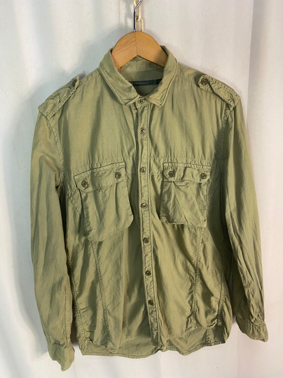 ABAHOUSE × Japanese Brand Design works military fashion button up shirt by abahouse Size US M / EU 48-50 / 2 - 2 Thumbnail