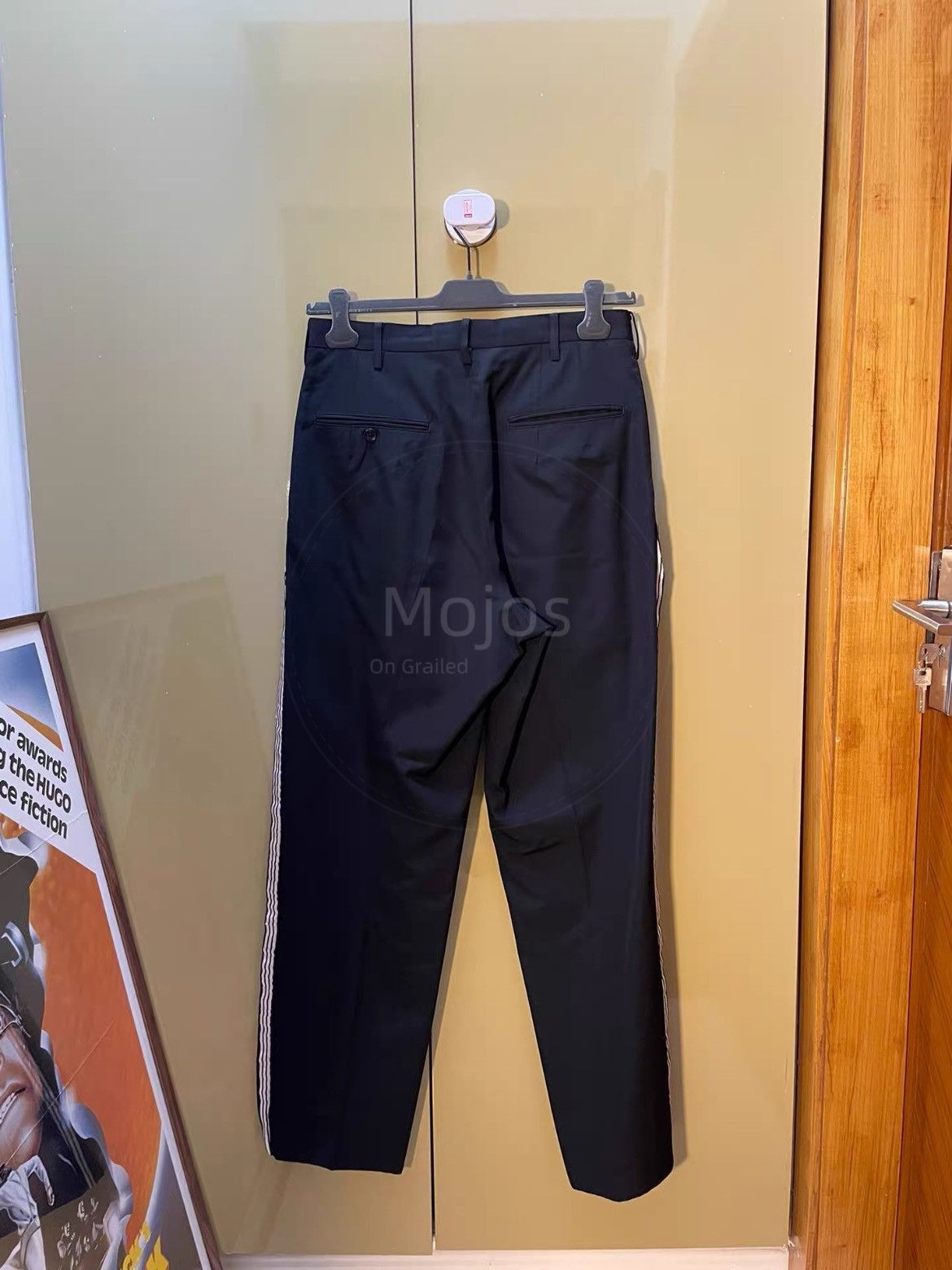 Yohji Yamamoto Sz 3 Yohji Yamamoto Pour Homme 02SS Side Stripes Trousers-2 Size US 32 / EU 48 - 2 Thumbnail