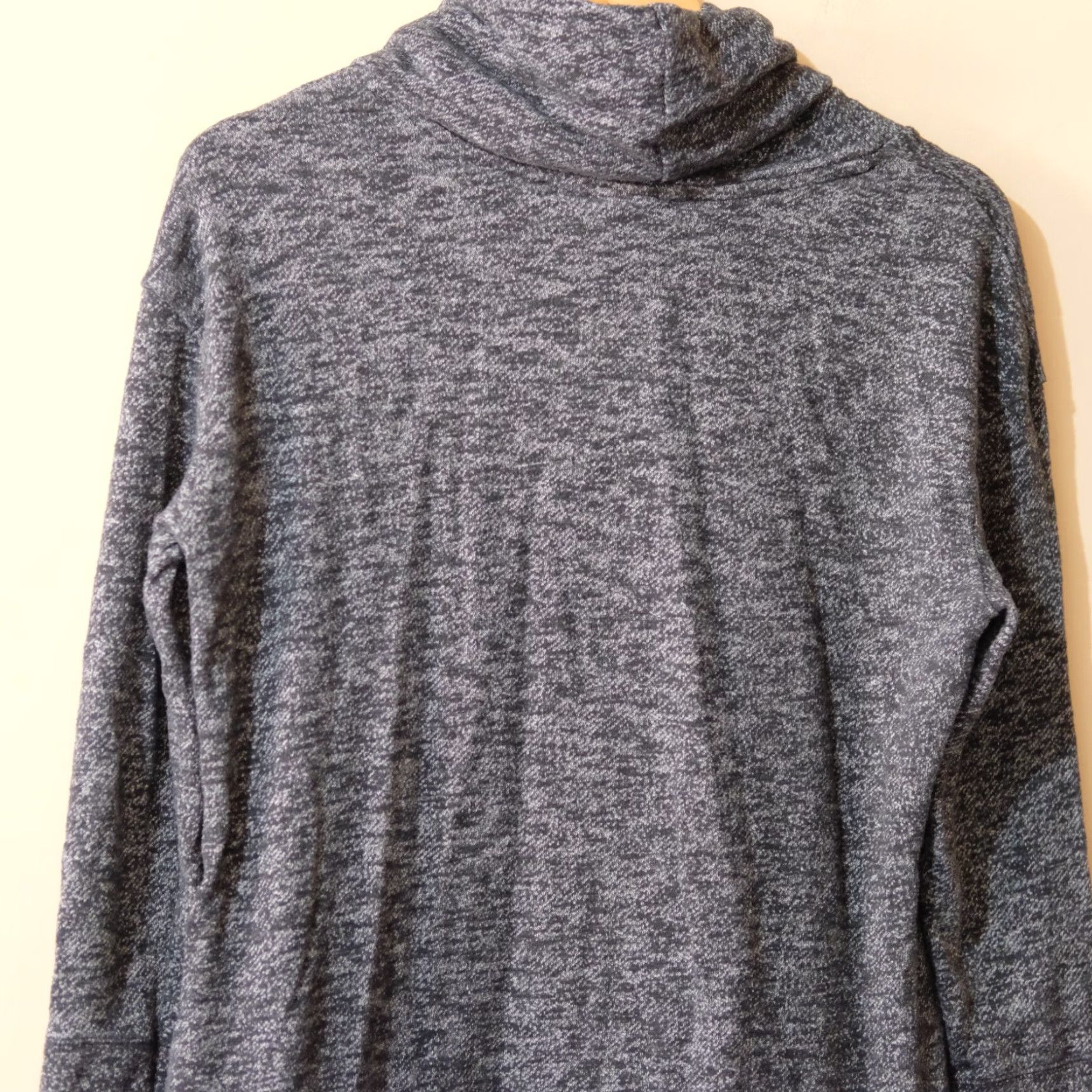Merona Merona Sweatshirt Heather Black/Gray Cowl Neck Pullover Women's L #p95-436 Size L / US 10 / IT 46 - 5 Thumbnail