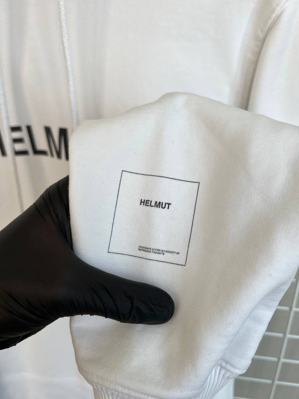 Helmut Lang Helmut Lang Index Hoodie Mens Size M Long Sleeve Sweatshirt Size US M / EU 48-50 / 2 - 9 Thumbnail