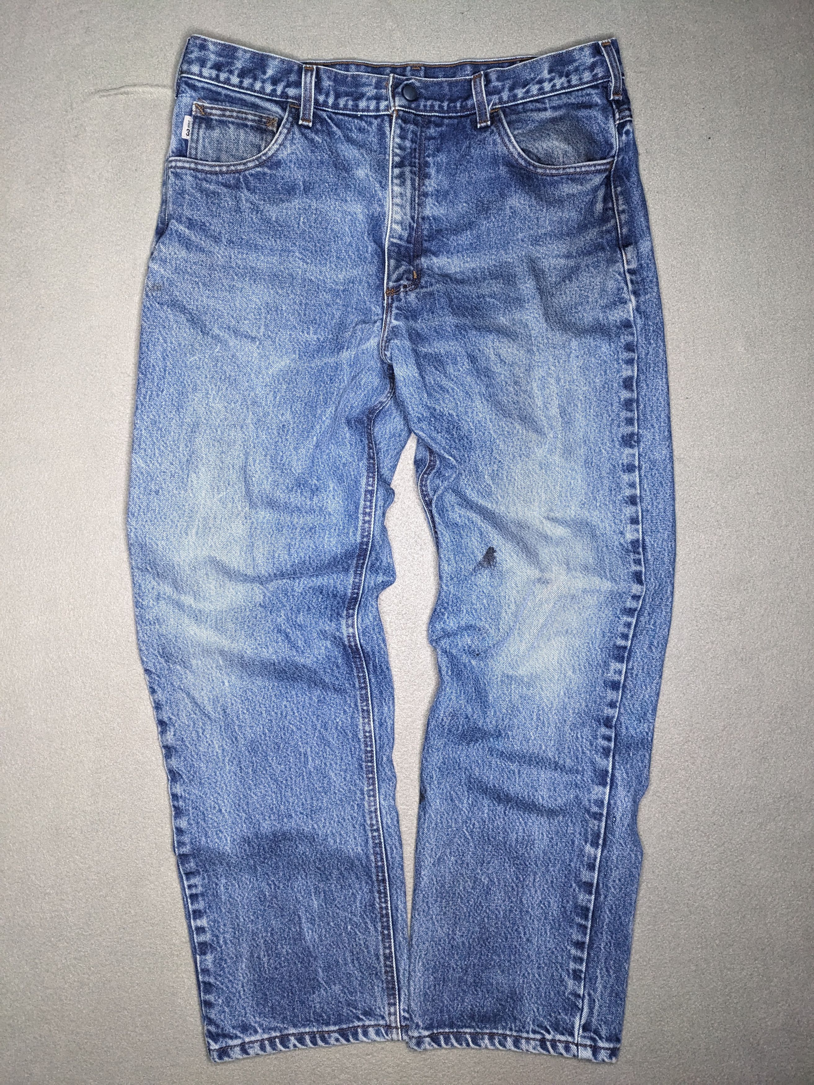 Carhartt Carhartt FR Flame Resistant Jeans Mens 34x31 Baggy Denim Size US 34 / EU 50 - 2 Thumbnail