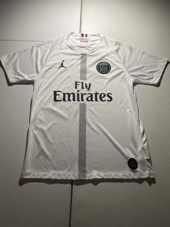 Psg jordan white on sale jersey