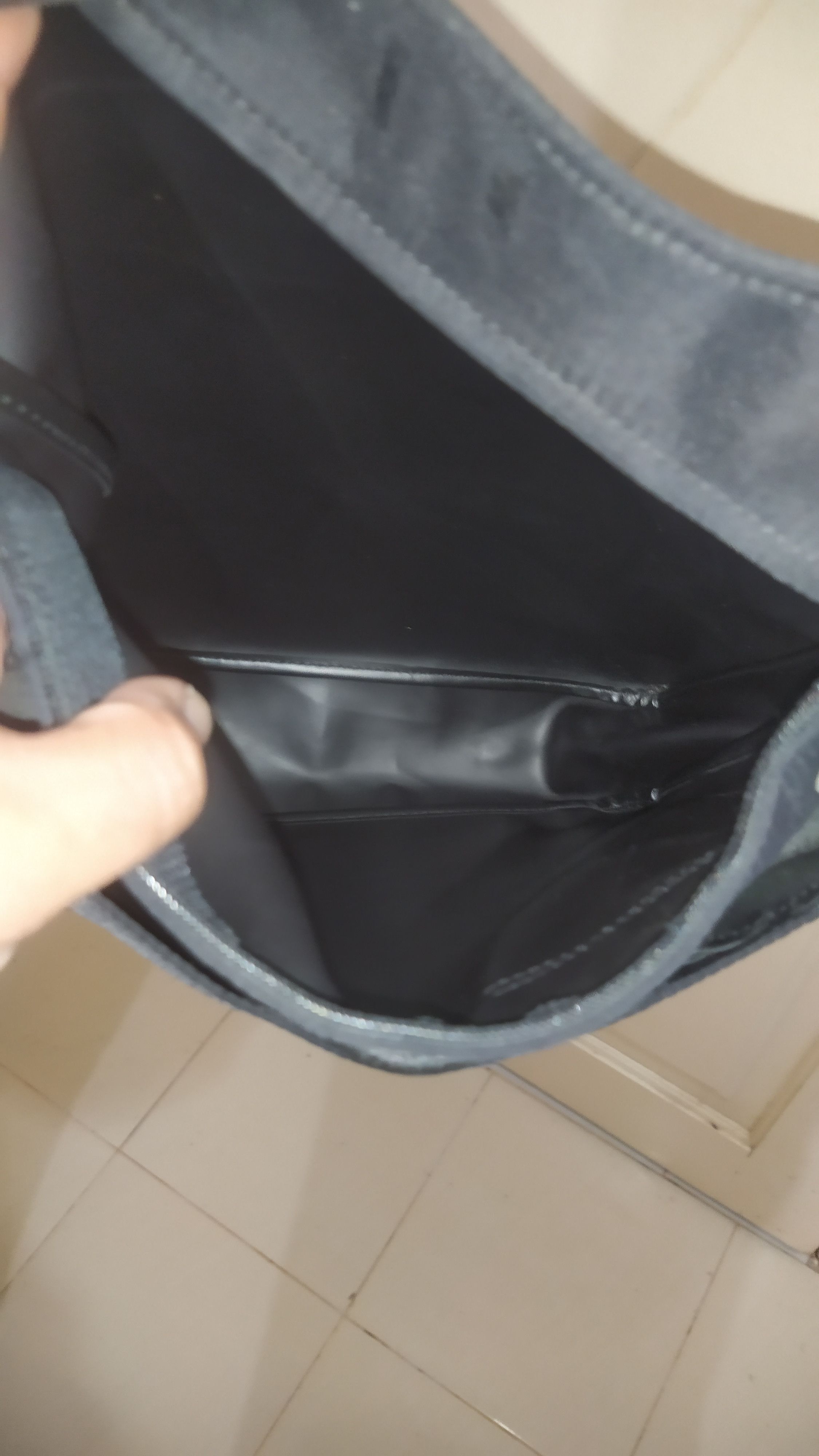 Longchamp Longchamp Black Nylon Crossbody Messenger Bag Size ONE SIZE - 8 Thumbnail