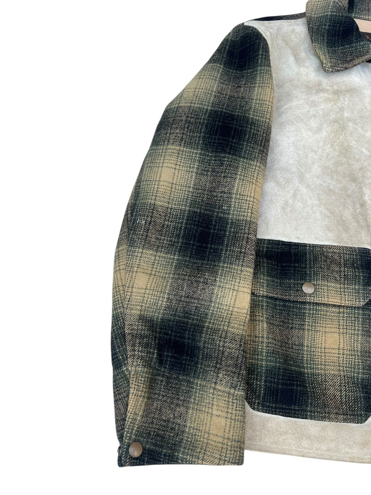 Hysteric Glamour Archive 90s Hysteric Glamour Patina Hybrid Leather Jacket Size US L / EU 52-54 / 3 - 9 Thumbnail