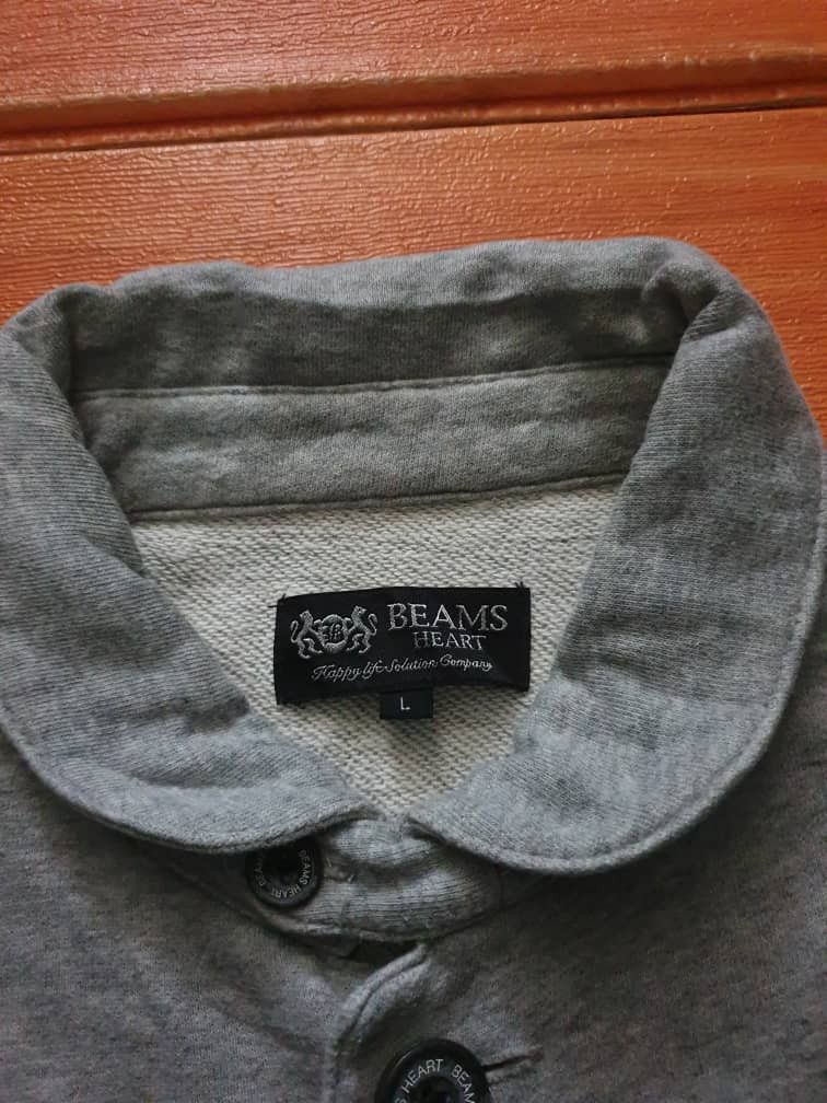 Beams Plus Beams Heart Japanese brand grey colour Sweater Size US L / EU 52-54 / 3 - 2 Thumbnail