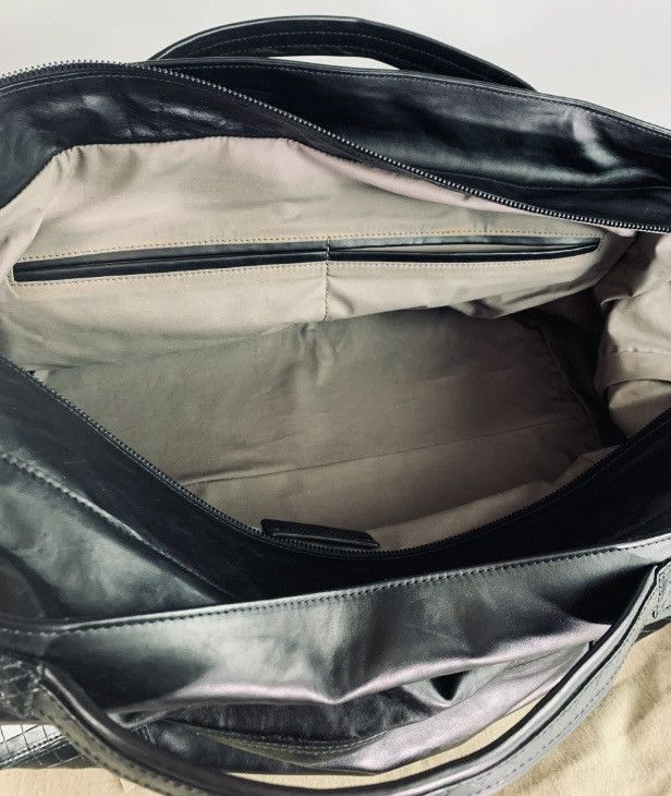 Bottega Veneta BV 🇮🇹 x Tomas Maier black calf panel stitch holdall bag NEW Size ONE SIZE - 10 Thumbnail