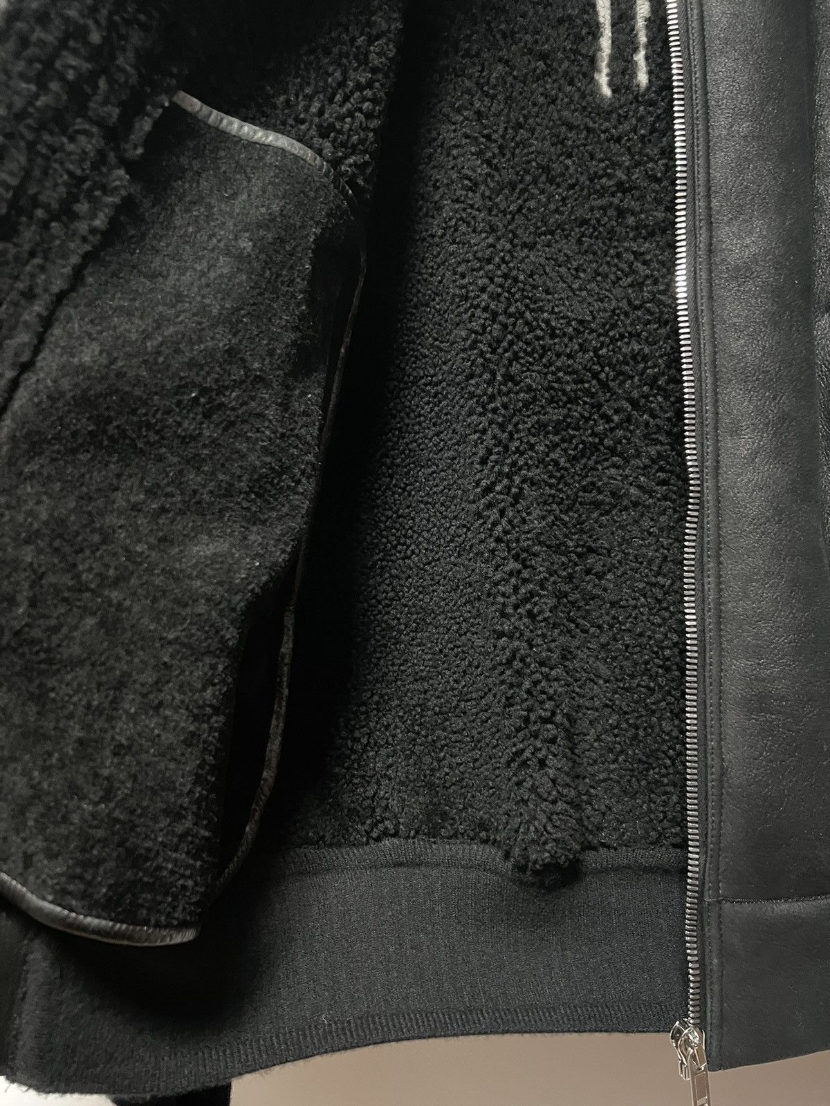 Rick Owens *RARE* Rick Owens Shearling Flight Bomber NEW IT48 Size US M / EU 48-50 / 2 - 9 Thumbnail