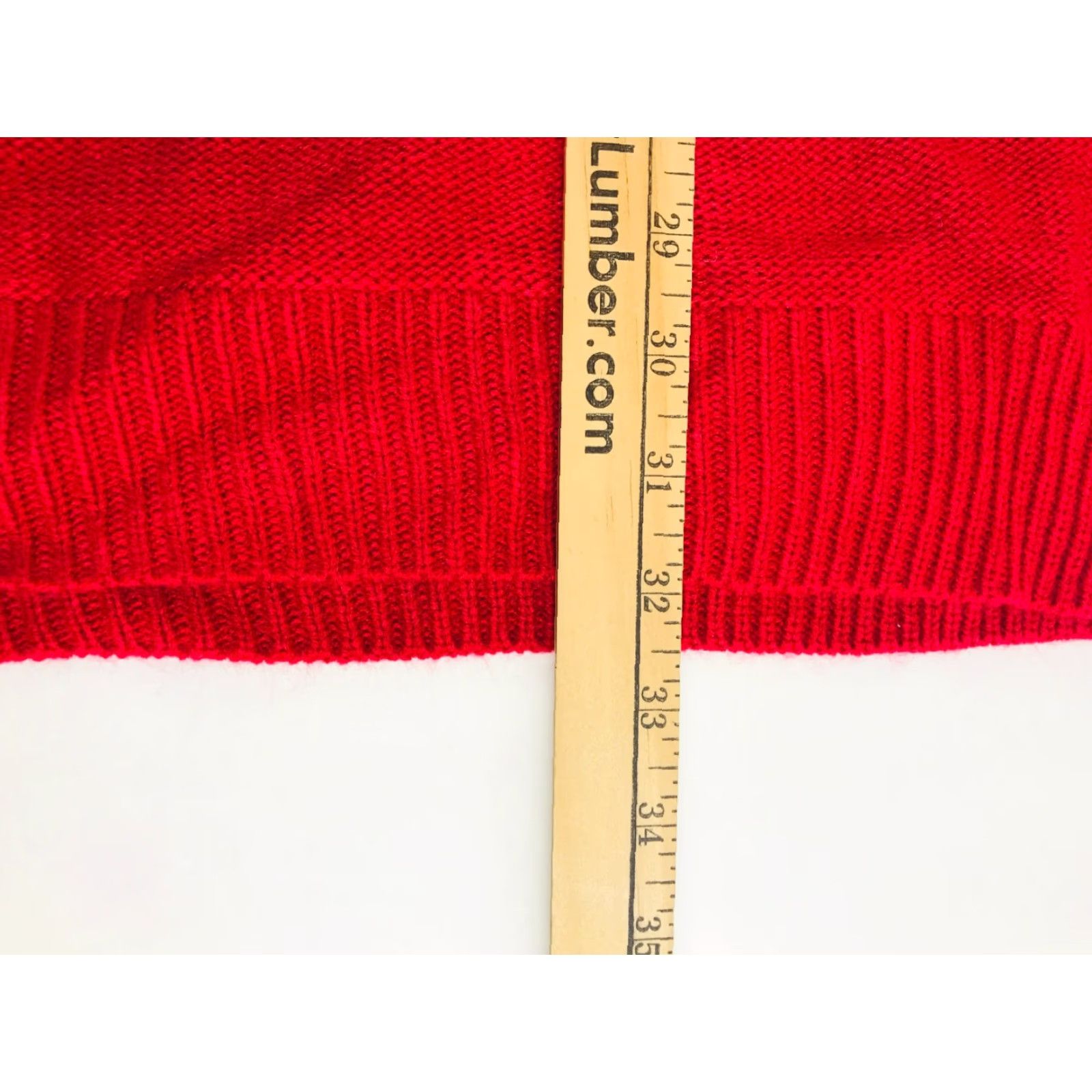 Vintage LuLaRoe Sweater Women's Size Medium Solid Red Long Sleeve Crew Neck Knitted Size M / US 6-8 / IT 42-44 - 4 Thumbnail